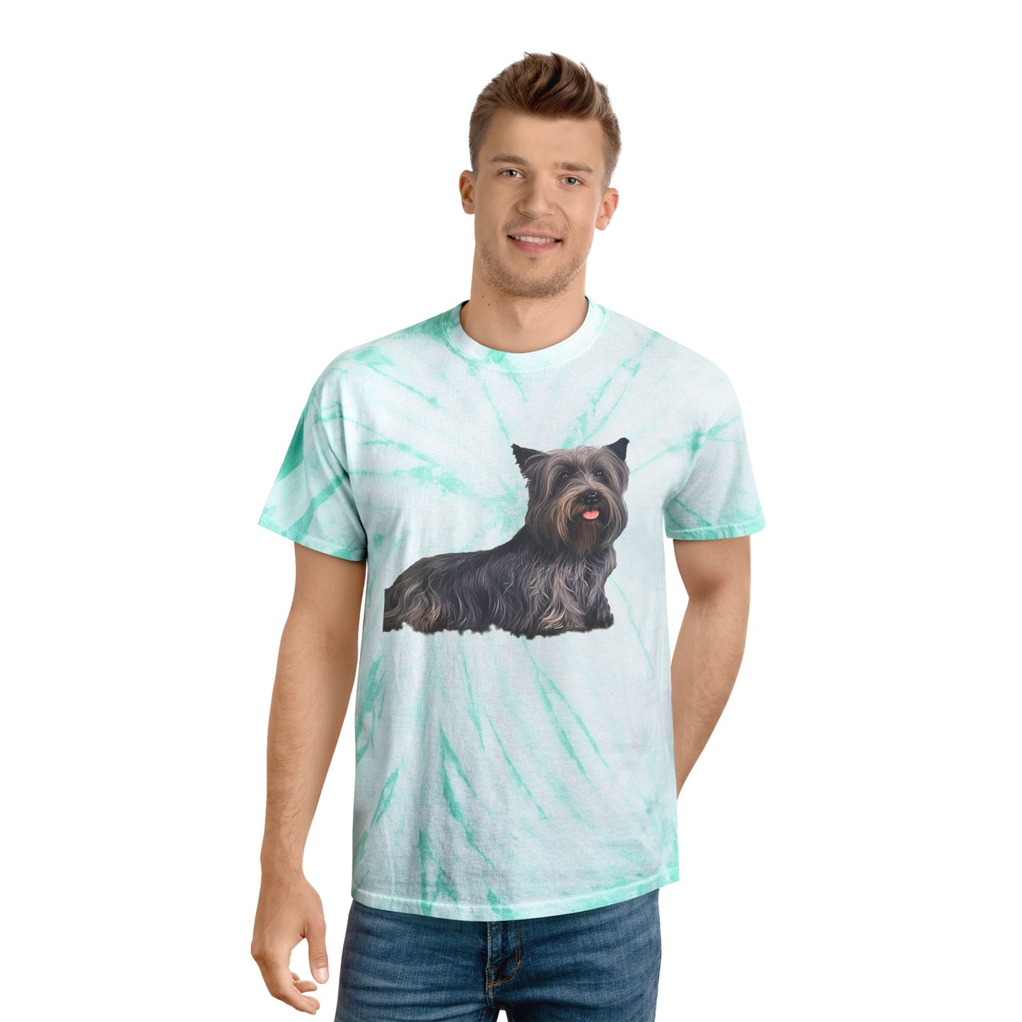 Skye Terrier Tie-Dye Tee, Cyclone