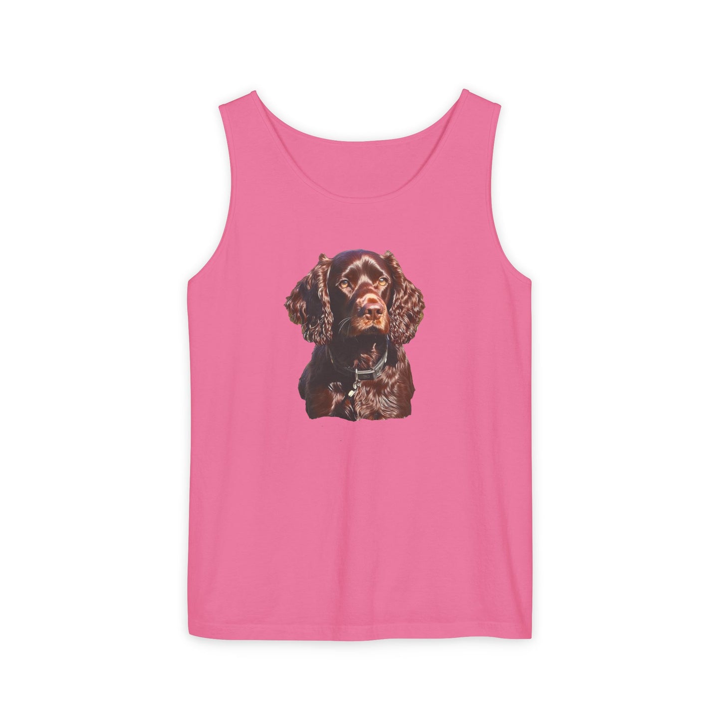 Boykin Spaniel Unisex Relaxed Fit Garment-Dyed Tank Top
