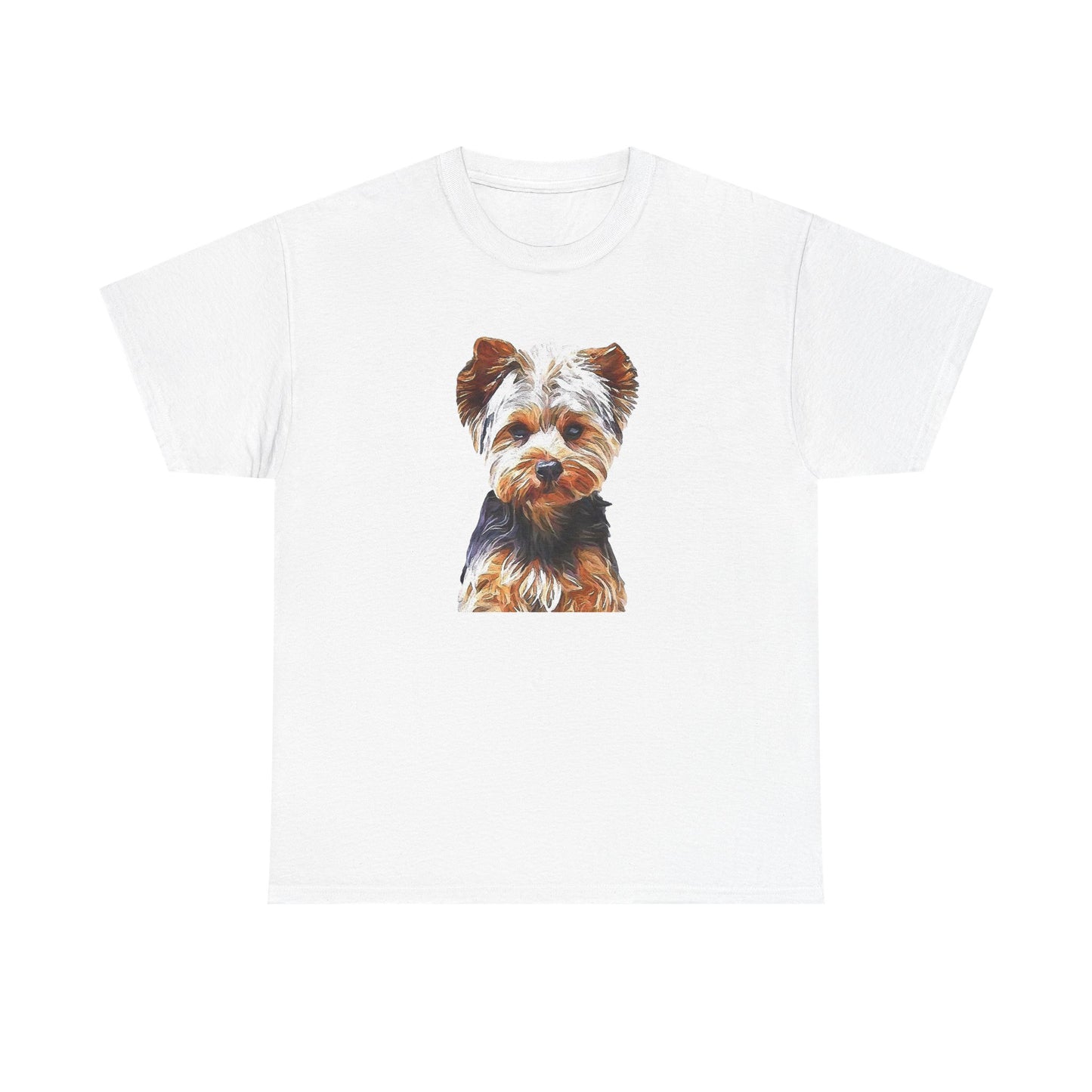 Yorkshire Terrier - Yorkie 'Lupis' Unisex Heavy Cotton Tee