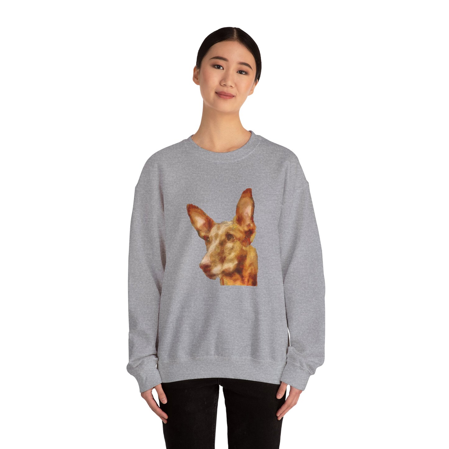 Egyptian Pharaoh Hound Unisex 50/50 Crewneck Sweatshirt