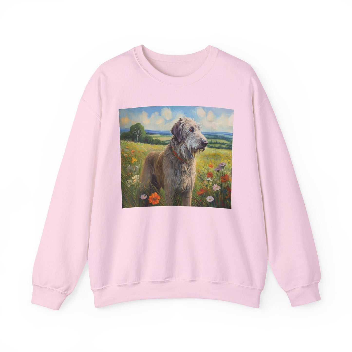 Irish Wolfhound Unisex 50/50 Crewneck Sweatshirt