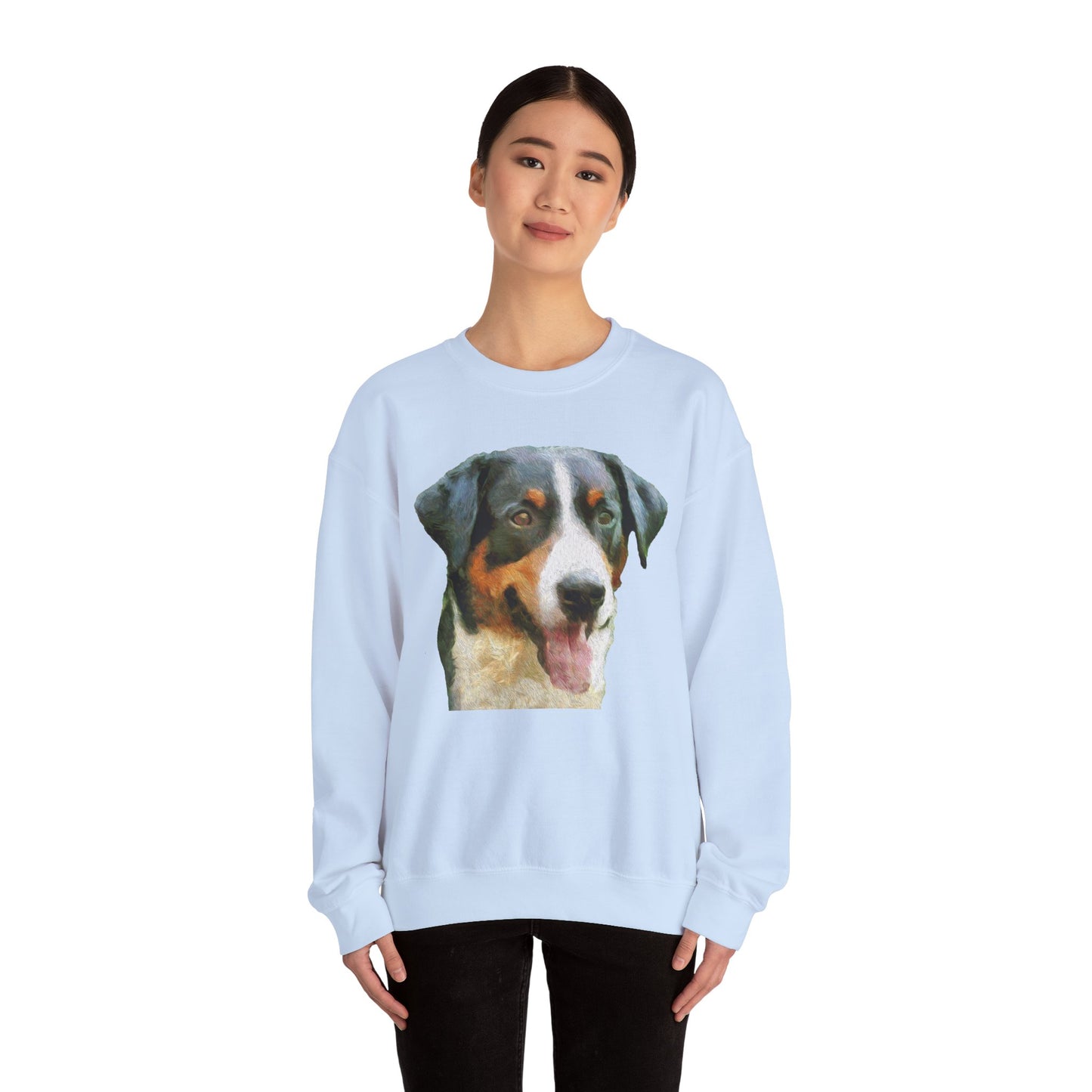 Appenzeller Sennenhund Unisex 50/50 Crewneck Sweatshirt