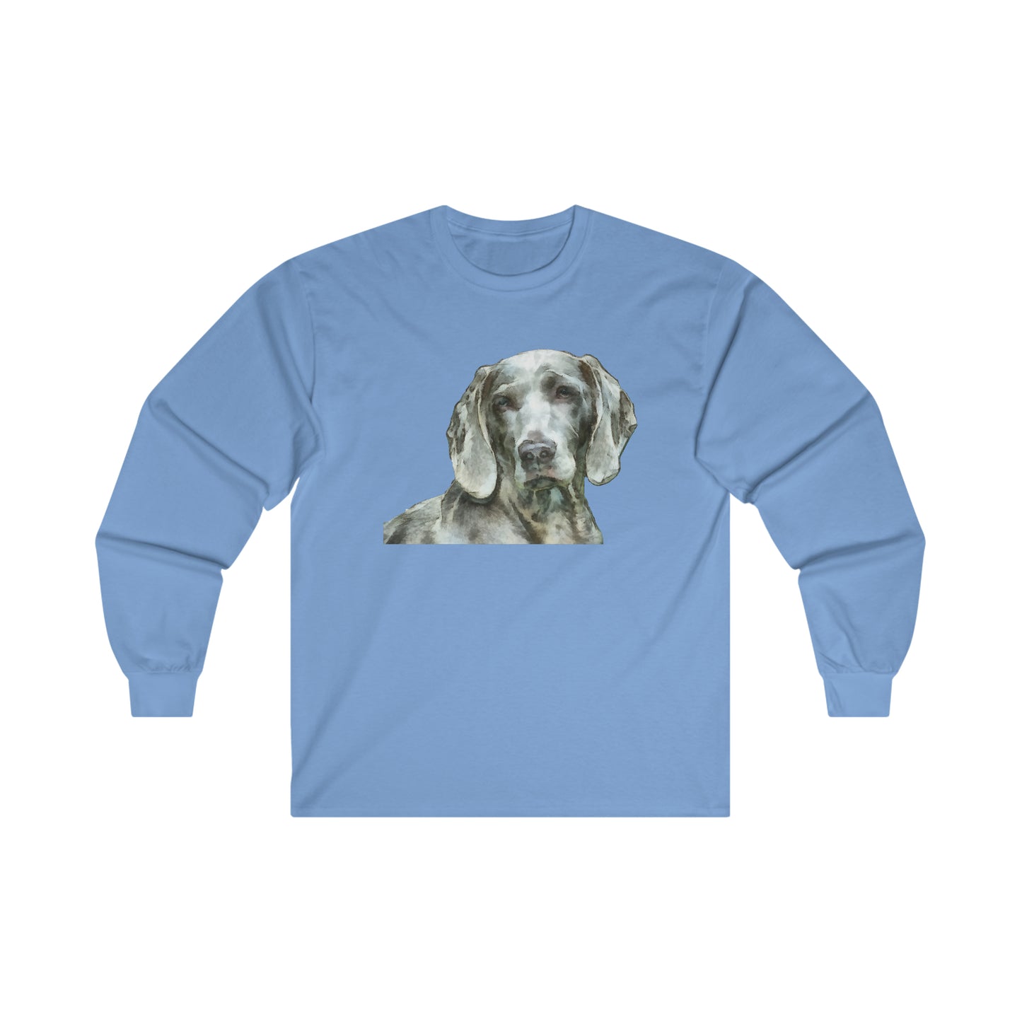Weimaraner 'Greyson' Unisex Cotton Long Sleeve Tee