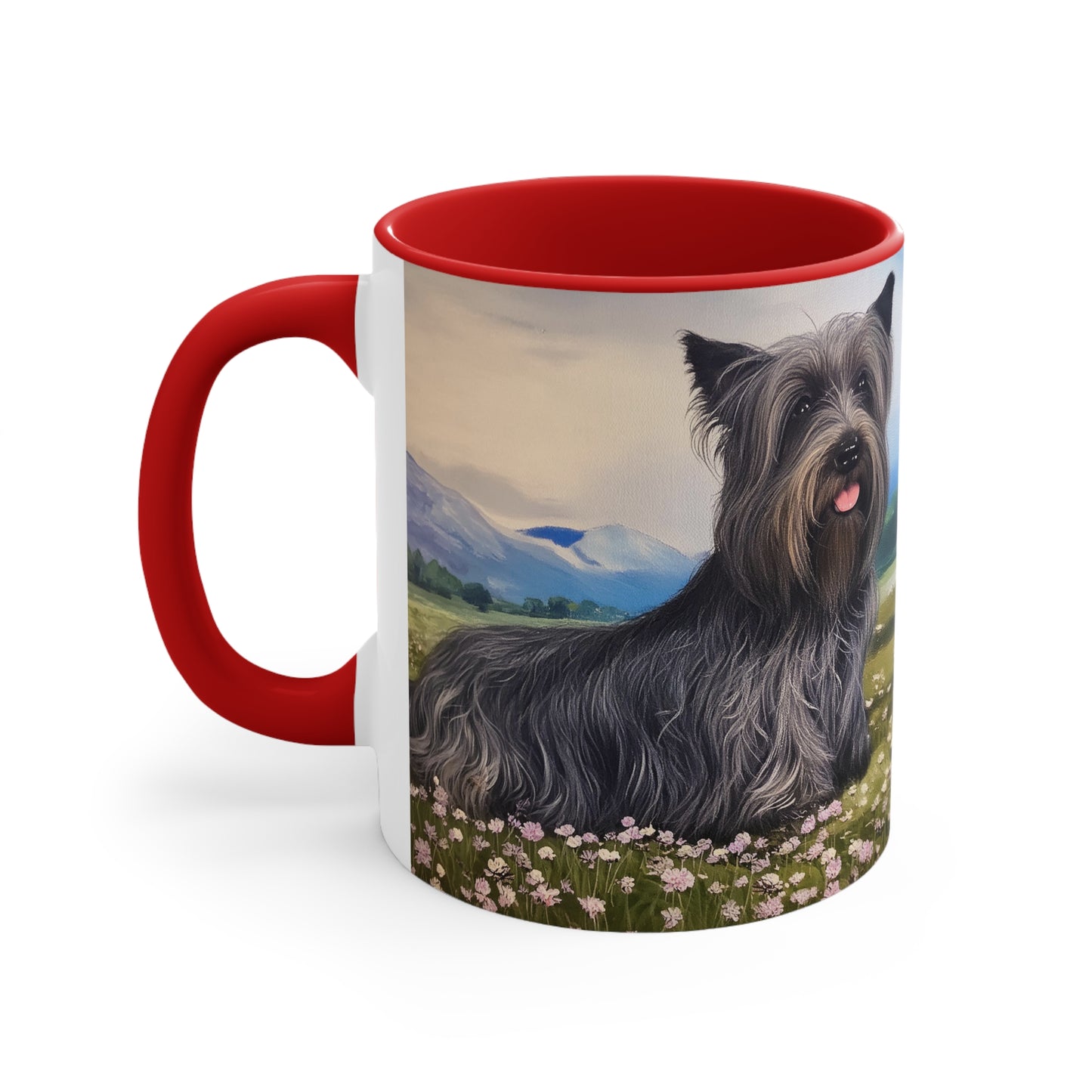 Skye Terrier 11oz Ceramic Accent Mug