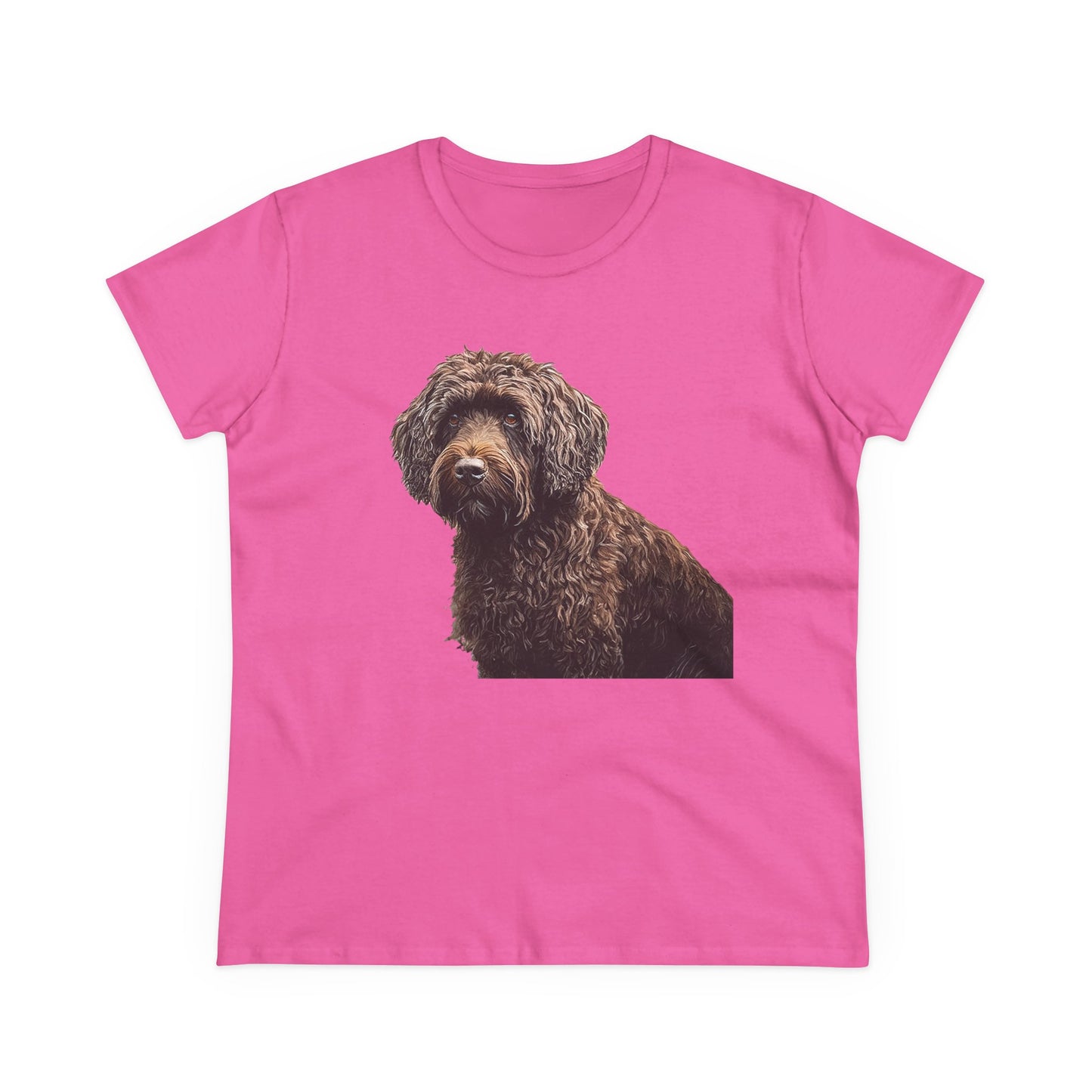 Barbet Women's Midweight Cotton Tee: A Artistic Embrace
