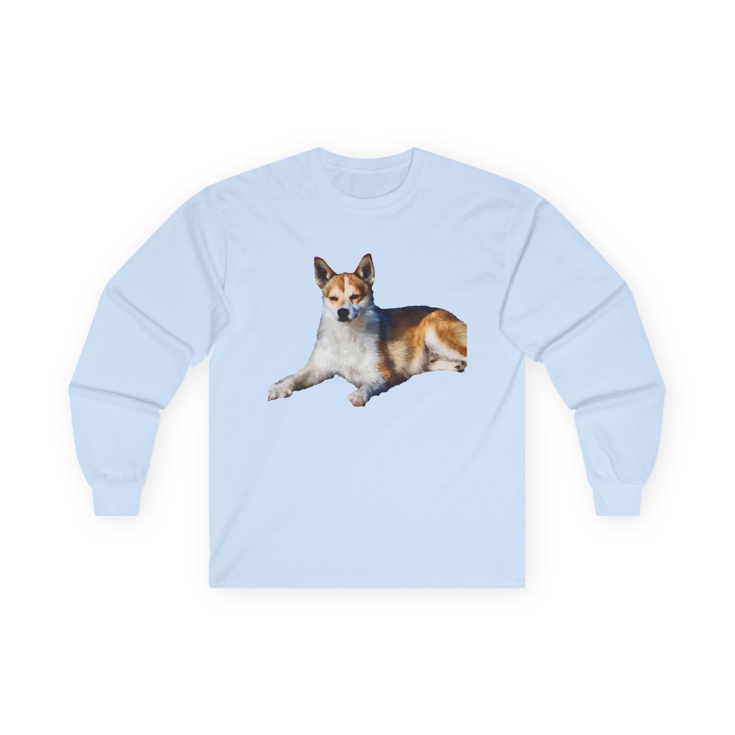 Norwegian Lundehund Unisex Cotton Long Sleeve Tee