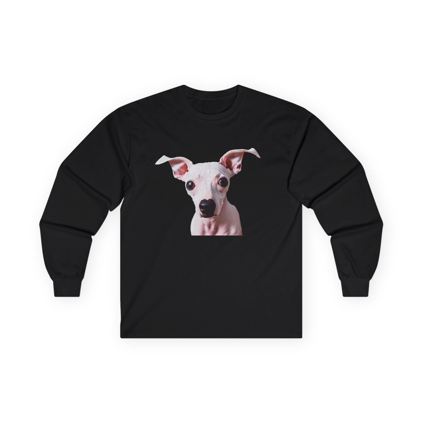 American Hairless Terrier Unisex Cotton Long Sleeve Tee – A Stylish Tribute