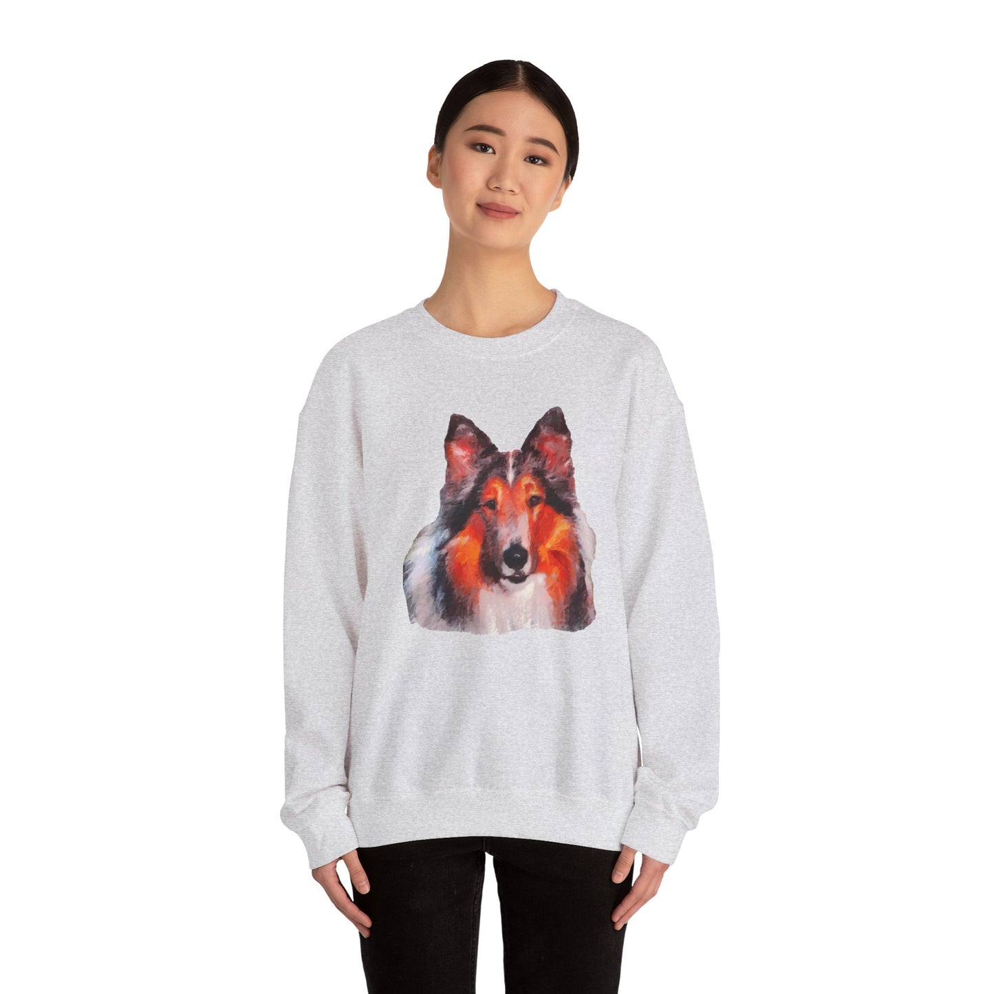 Rough Coated Collie - Cozy Companion Crewneck Sweatshirt