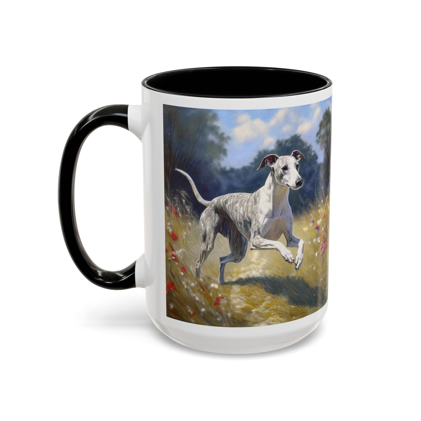 Whippet -- Accent Coffee Mug (11, 15oz)