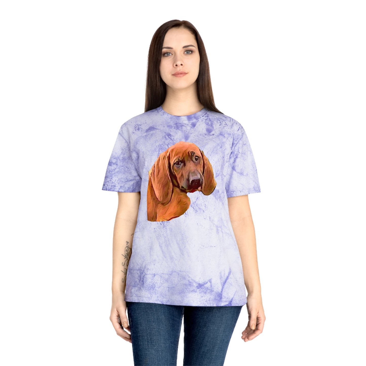 Redbone Coonhound Unisex Cotton Color Blast T-Shirt