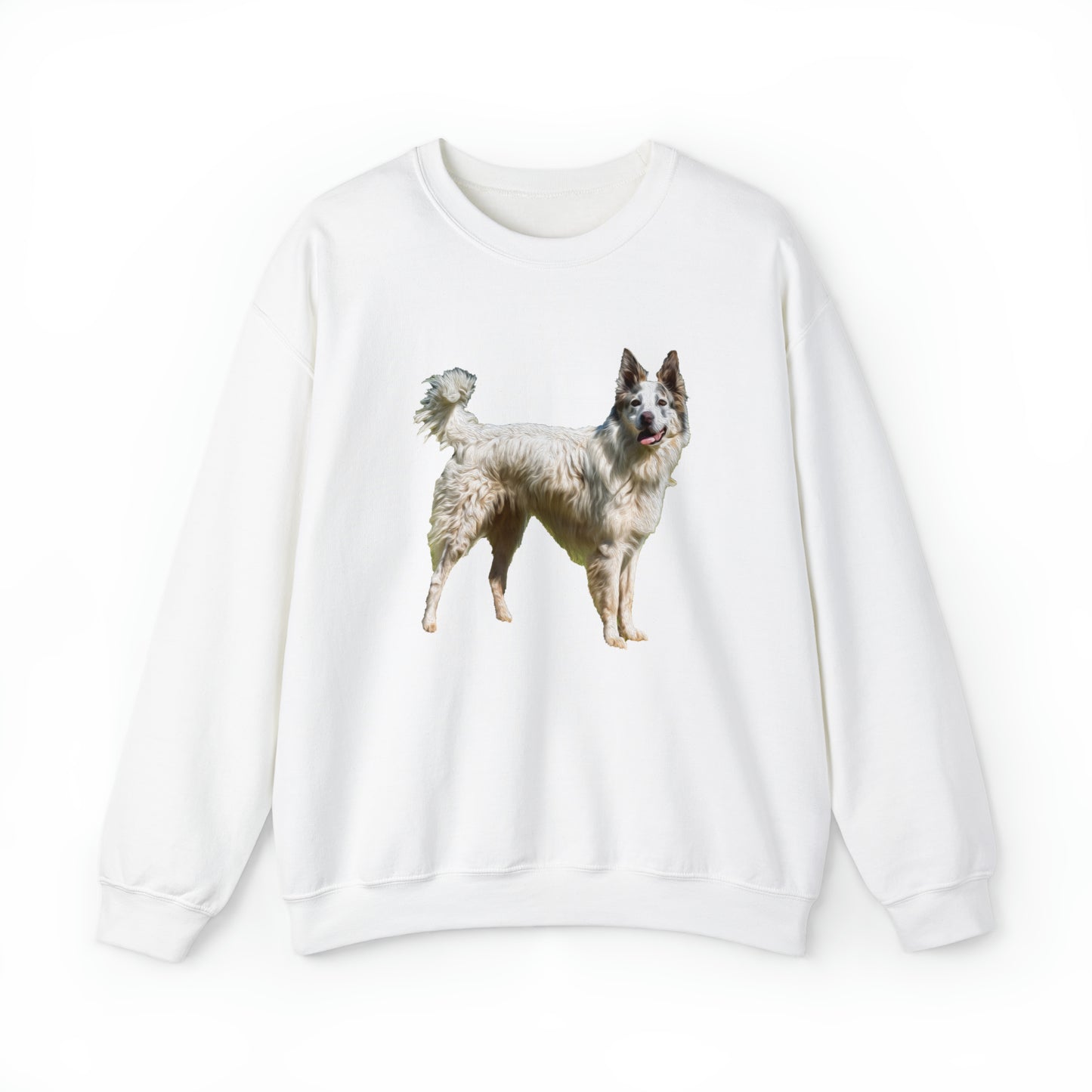 Pyrenean Shepherd Unisex 50/50 Crewneck Sweatshirt