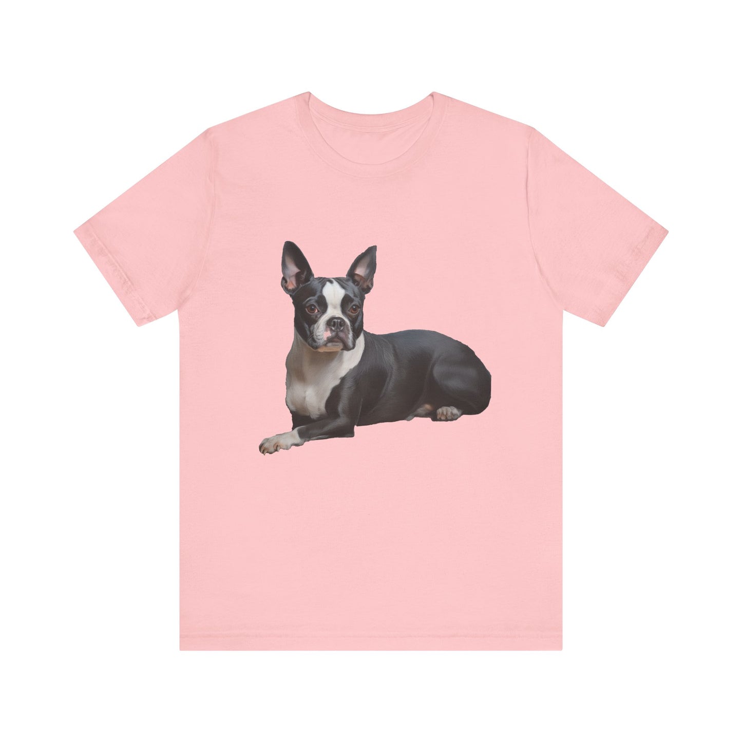 Blue Boston Terrier. - Unisex Jersey Short Sleeve Tee