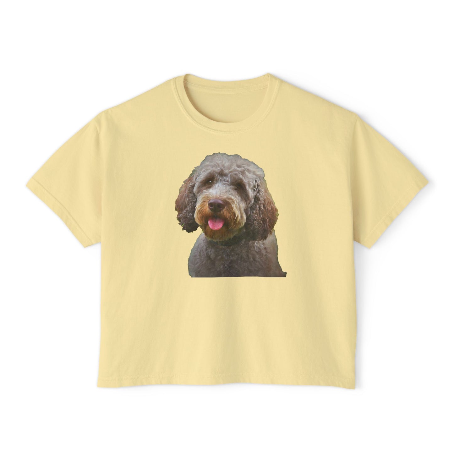 Lagotto Romagnolo 'Italian Truffle Dog' Women's Boxy Tee