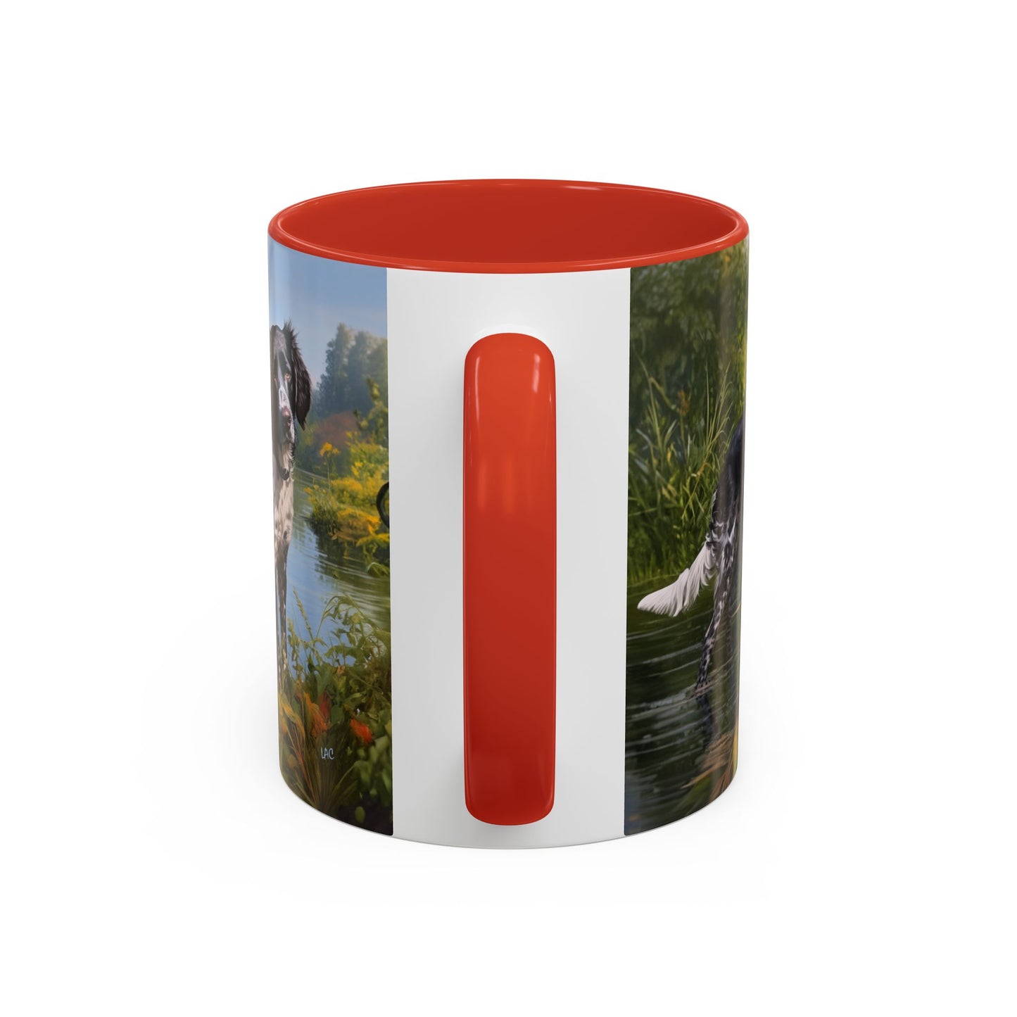 Large Munsterlander - Ceramic Accent Coffee Mug - 2 Sizes