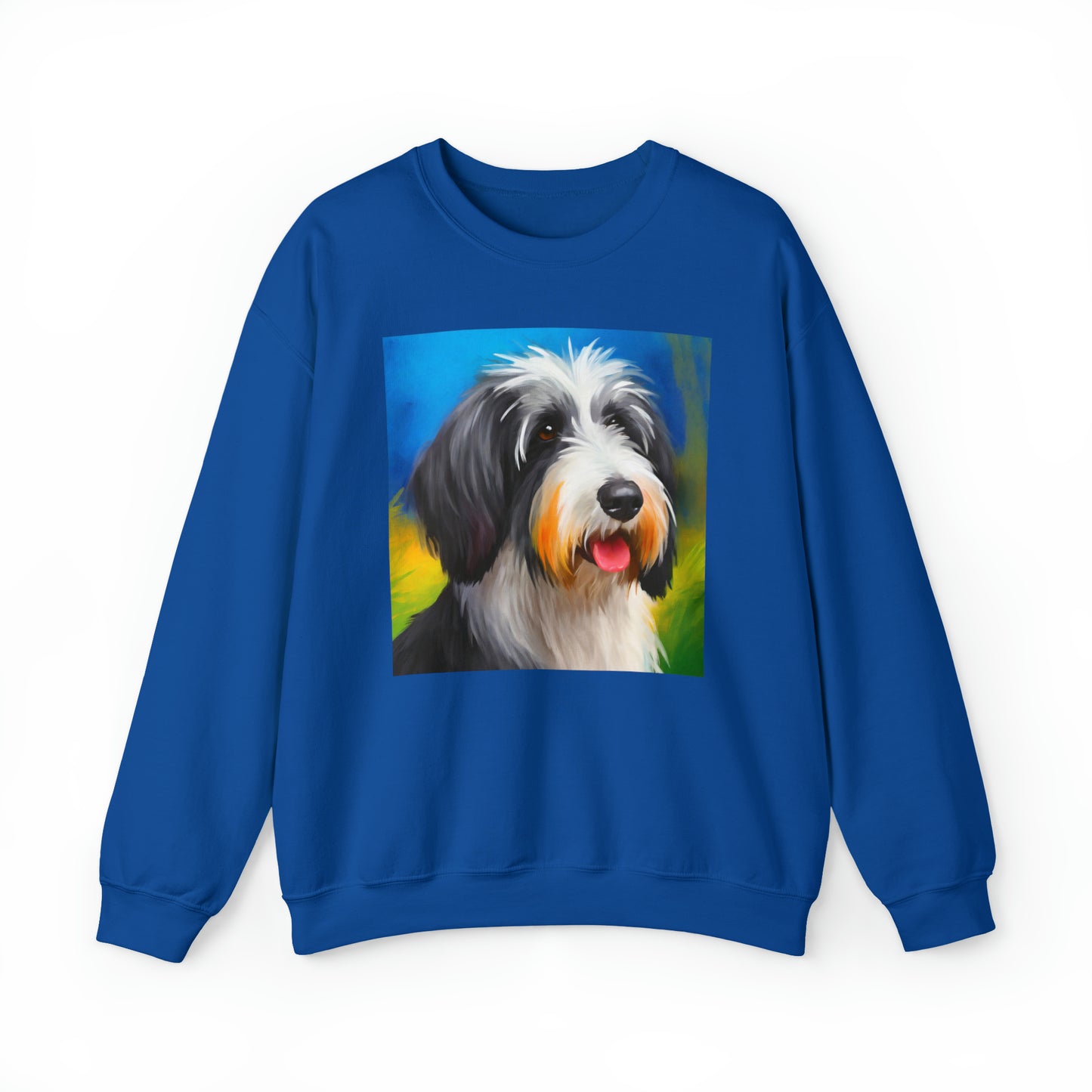 Polish Lowland Sheepdog Unisex 50/50 Crewneck Sweatshirt