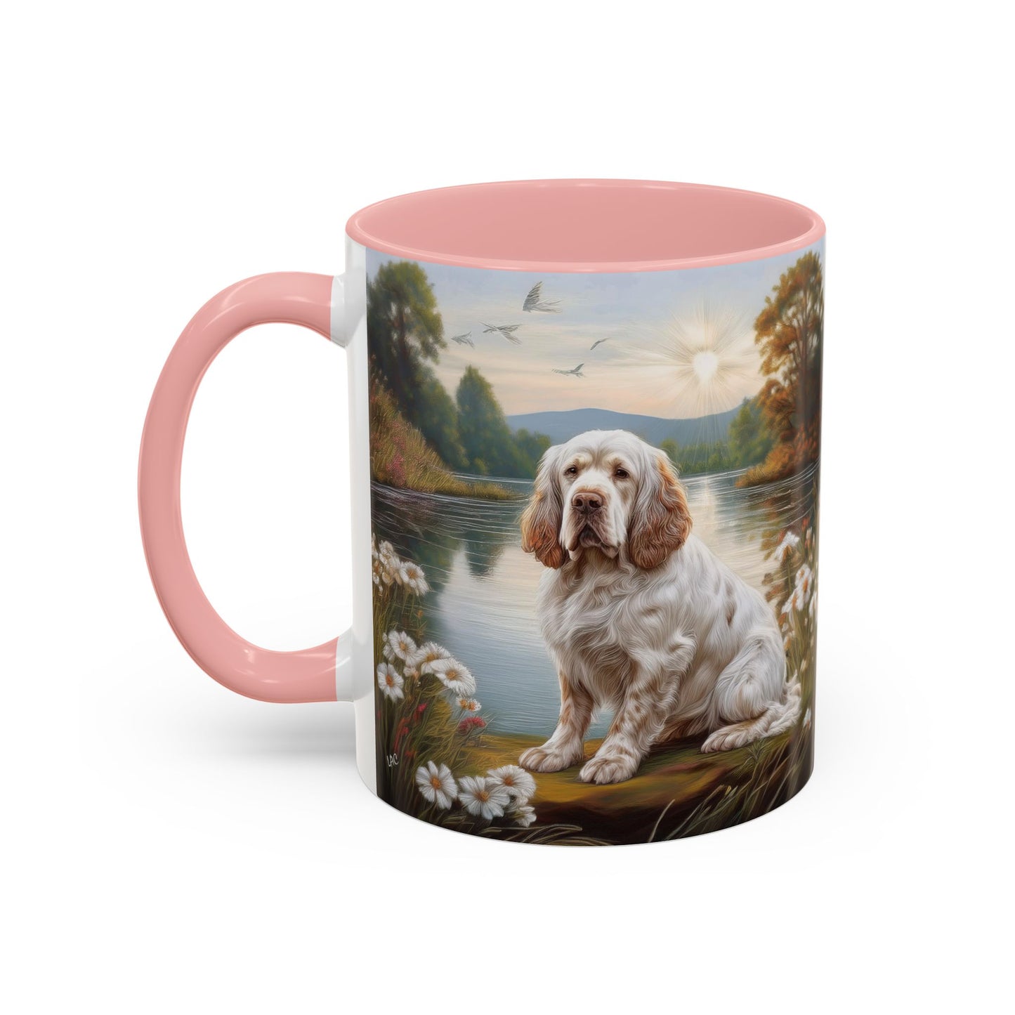Clumber Spaniel Fine Art Ceramic Accent Coffee Mug