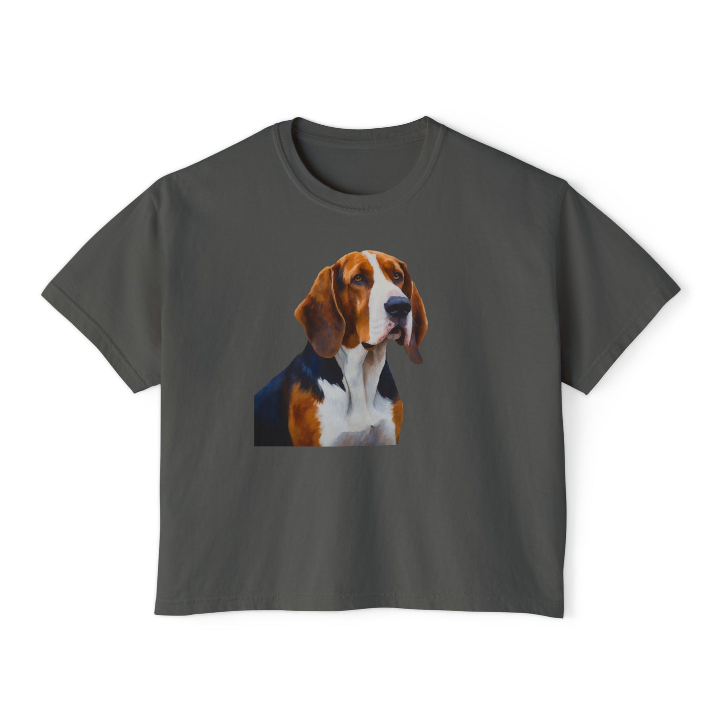 American English Coonhound Women's Oversized Boxy Tee