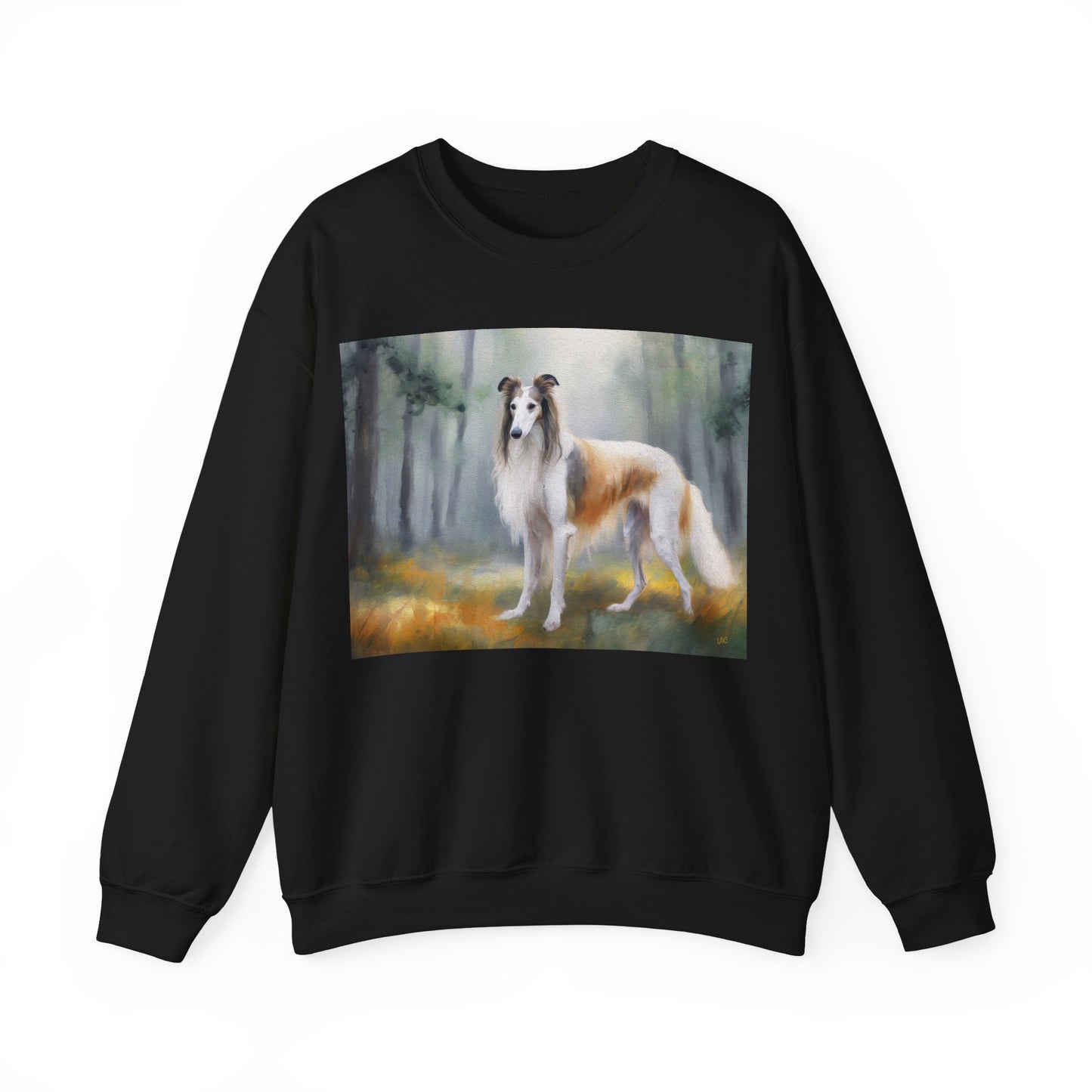 Borzoi 'Russian Wolfhound' Unisex 50/50 Crewneck Sweatshirt