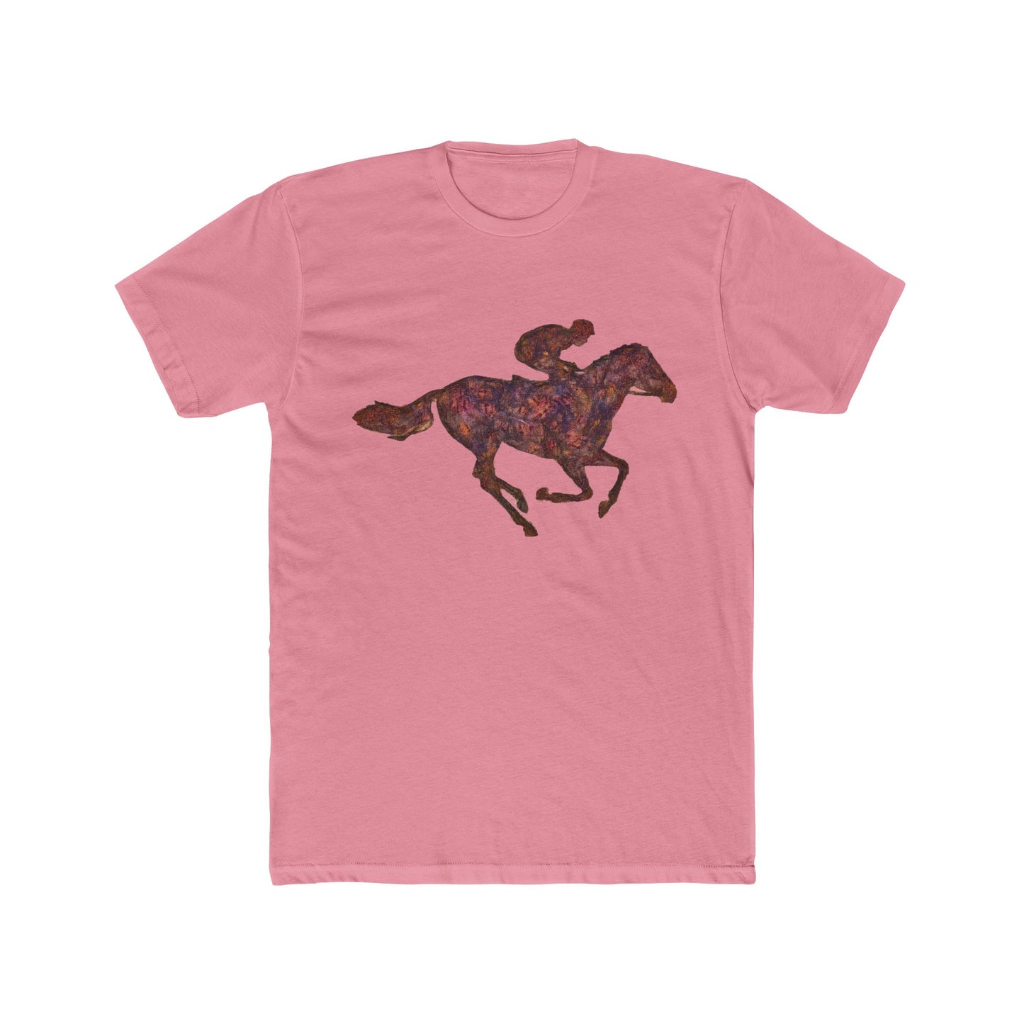 Race Horse - Men's Fitted Cotton Crew Tee