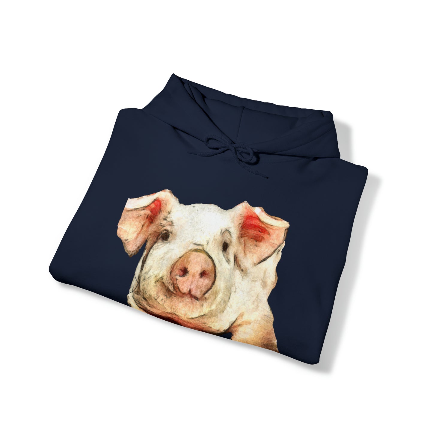Pig 'Petunia' Unisex 50/50 Hoodie