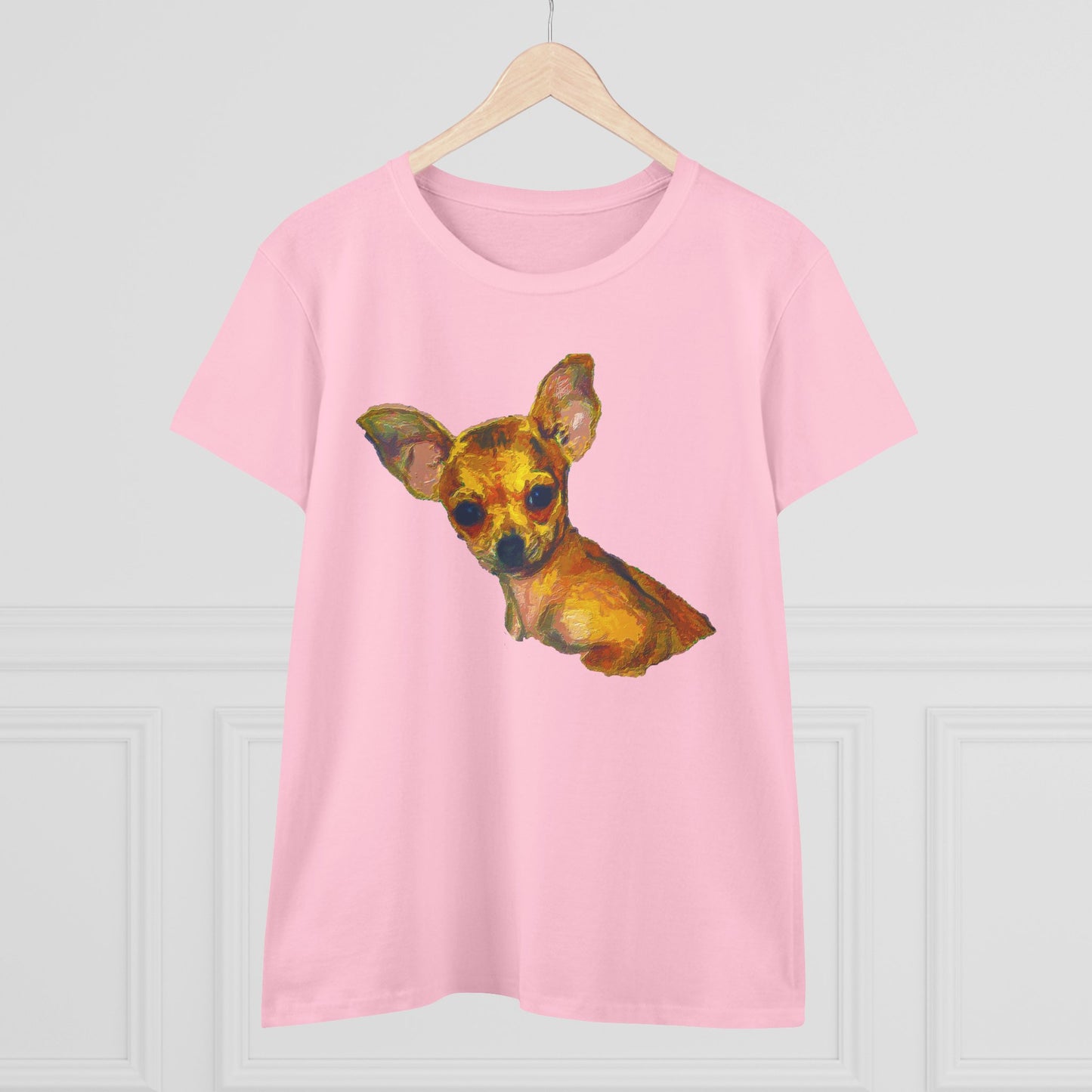 Chihuahua 'Belle' Women's Midweight Cotton Tee