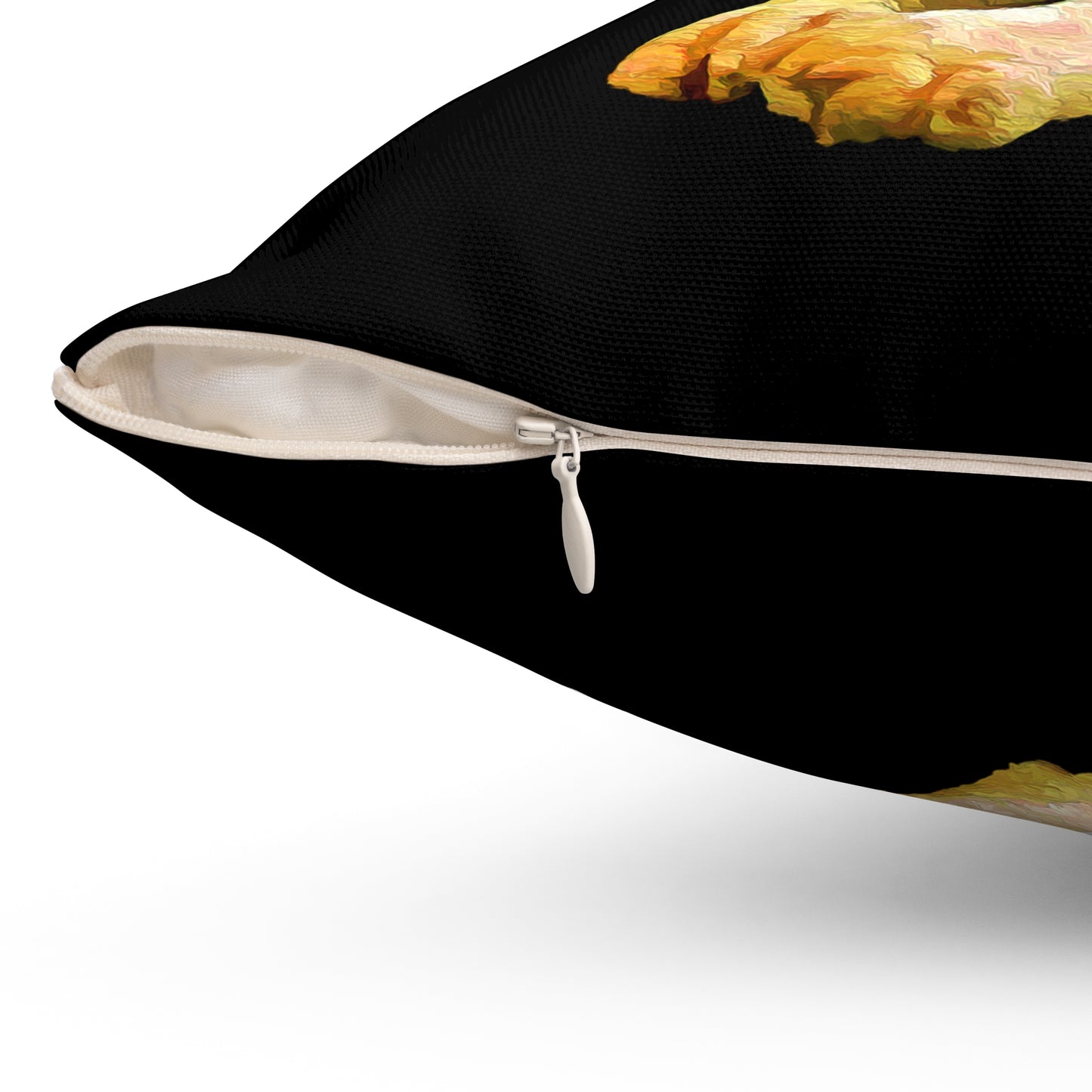 English Bull Terrier Spun Polyester Throw Pillow