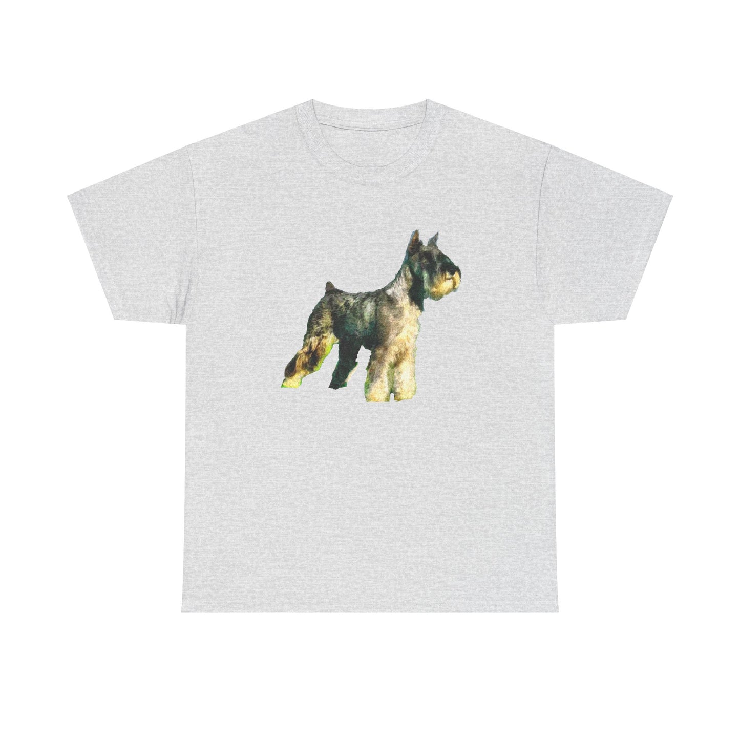 Elegant Schnauzer Unisex Heavy Cotton Tee