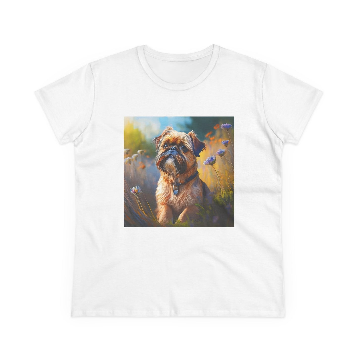 Brussels Griffon Women's Midweight Cotton Tee