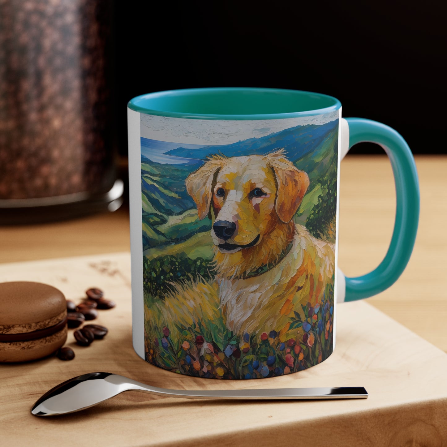 Golden Retriever #3 - Colorful 11oz Ceramic Mug
