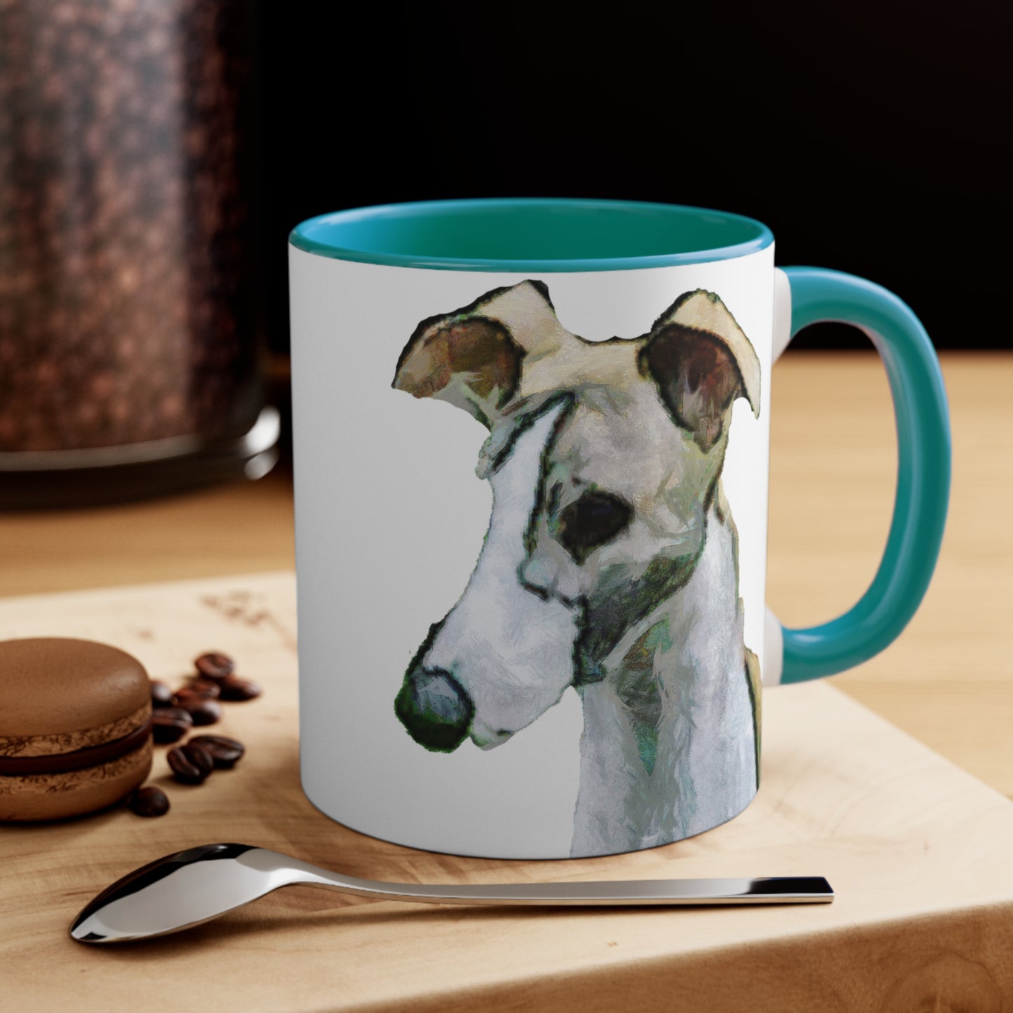 Whippet Accent Coffee Mug, 11oz