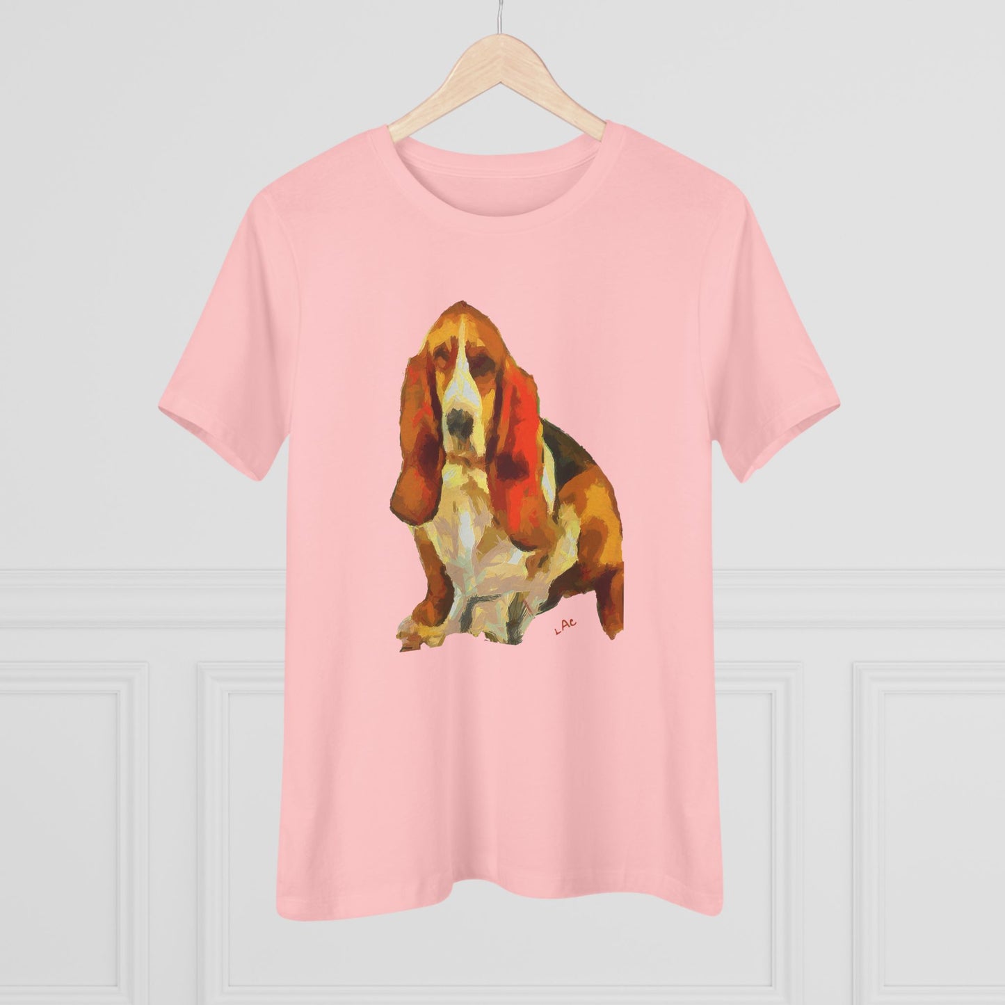 Basset Hound 'Lautrec' Women's Relaxed Fit Tee