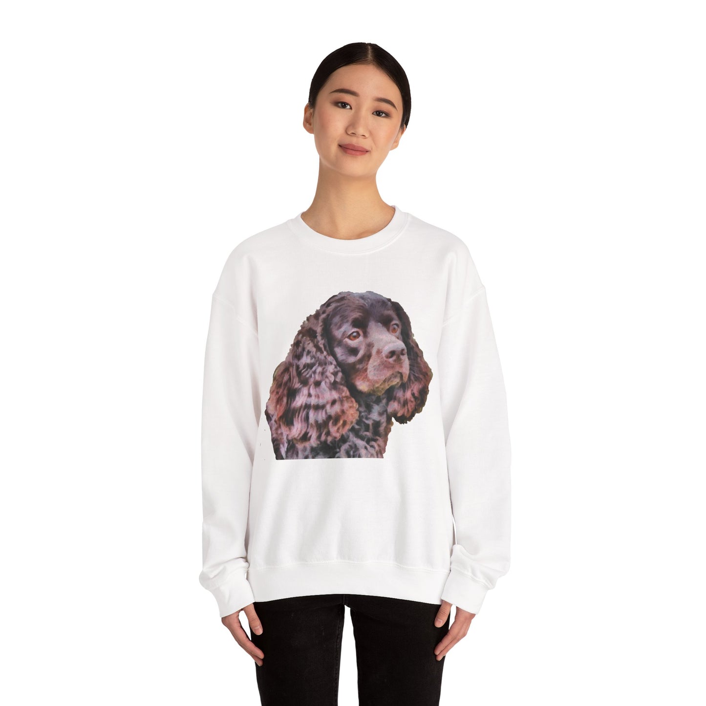 American Water Spaniel Unisex 50/50 Crewneck Sweatshirt