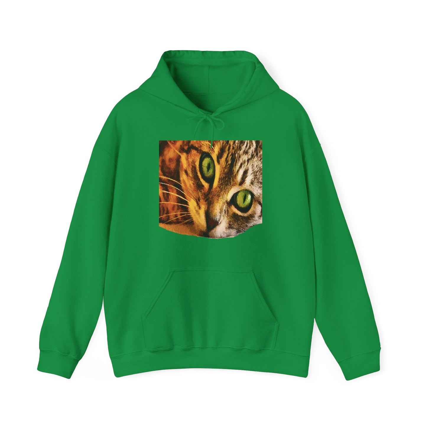 Wide-eye Cat - Unisex 50/50 Hoodie