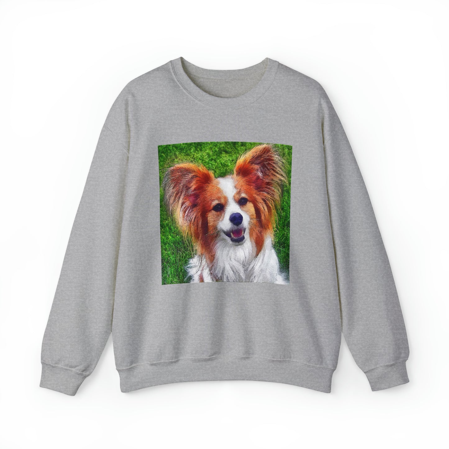 Papillon Unisex 50/50 Crewneck Sweatshirt