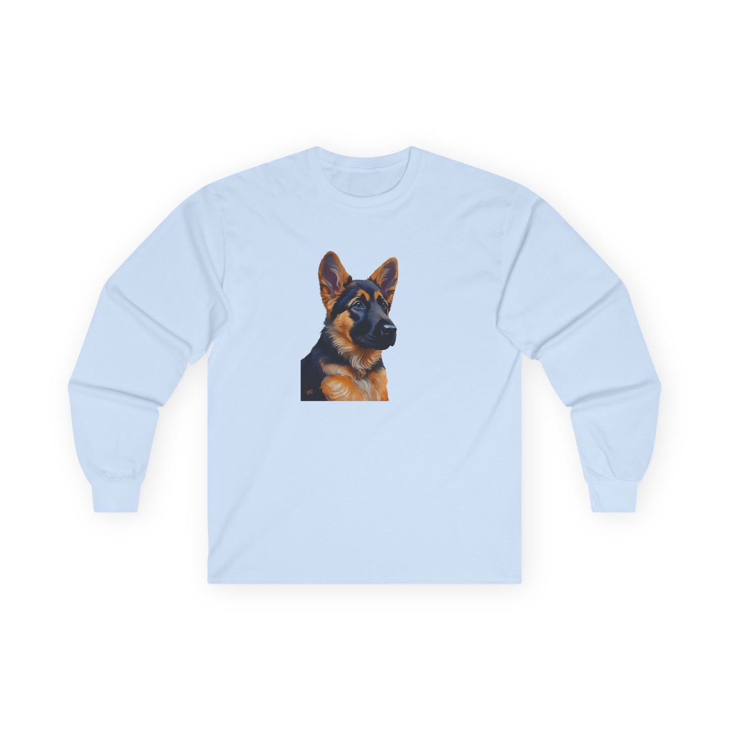 German Shepherd Puppy Classic Cotton Long Sleeve Tee