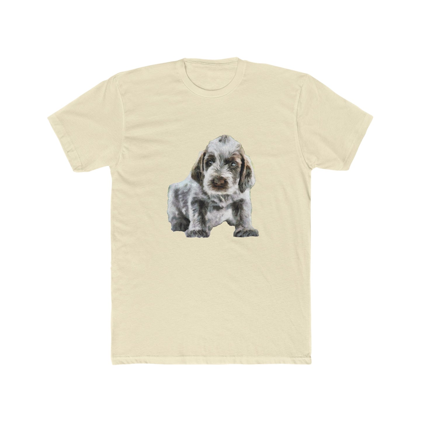 Spinone Italiano - -- Men's Fitted Cotton Crew Tee