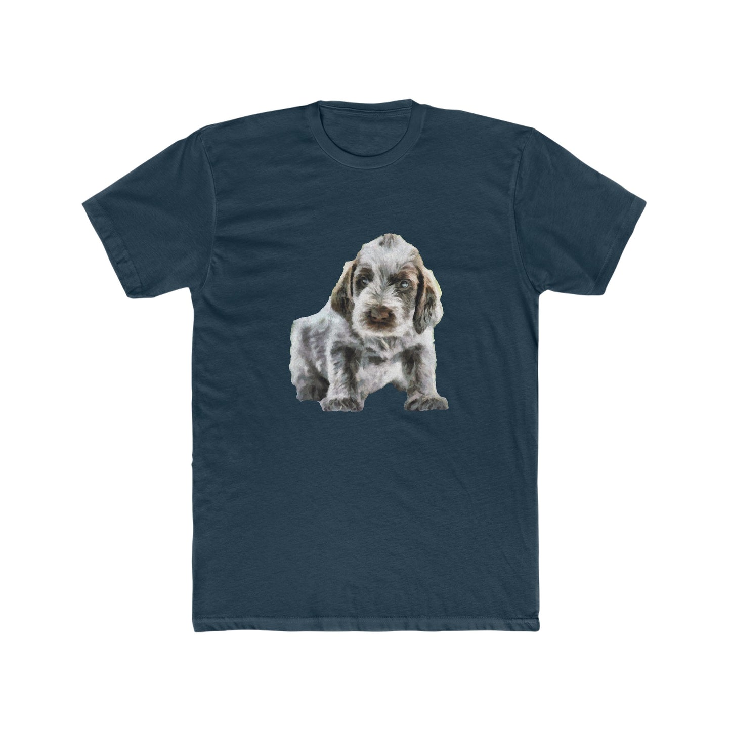 Spinone Italiano - -- Men's Fitted Cotton Crew Tee