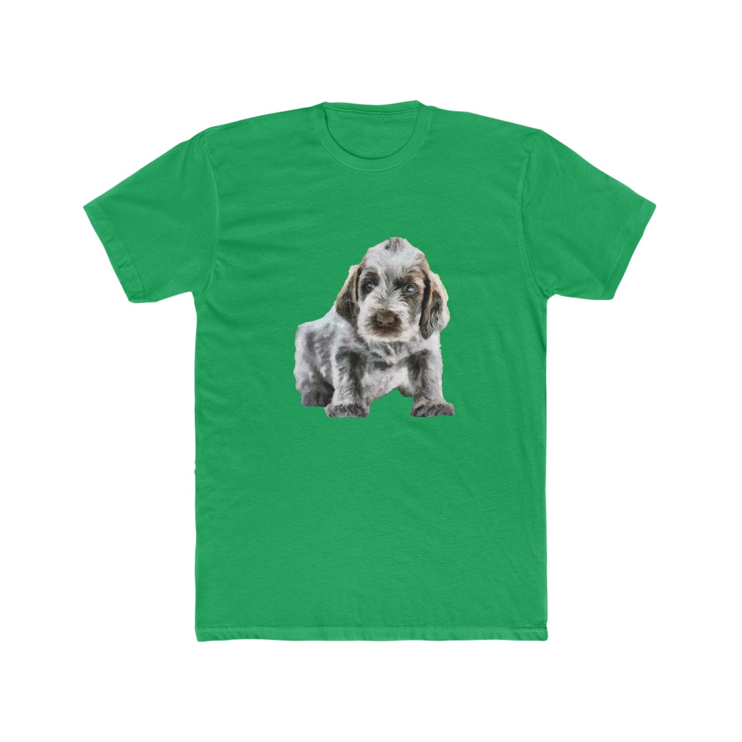 Spinone Italiano - -- Men's Fitted Cotton Crew Tee