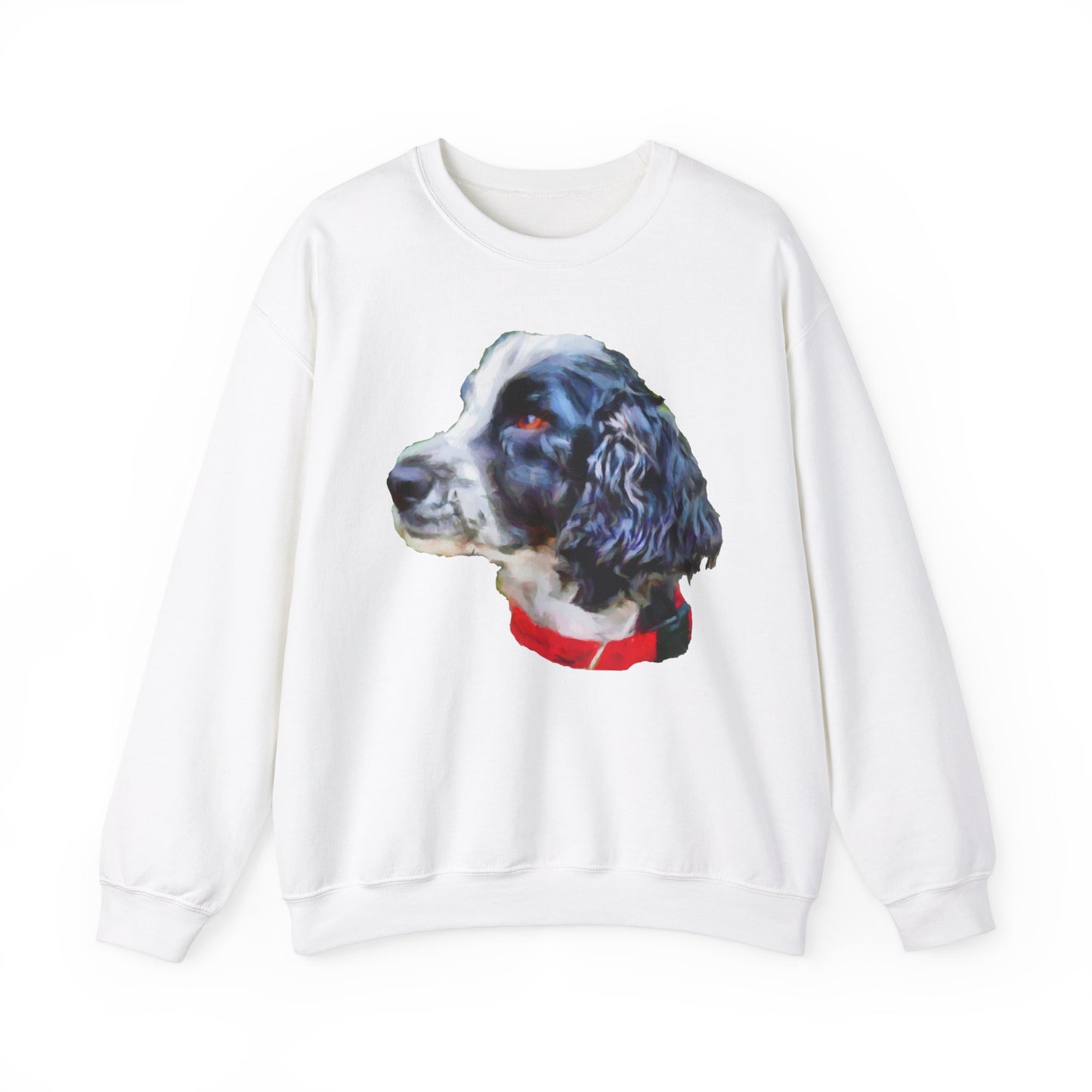English Cocker Spaniel 'Tango' Unisex 50/50 Crewneck Sweatshirt