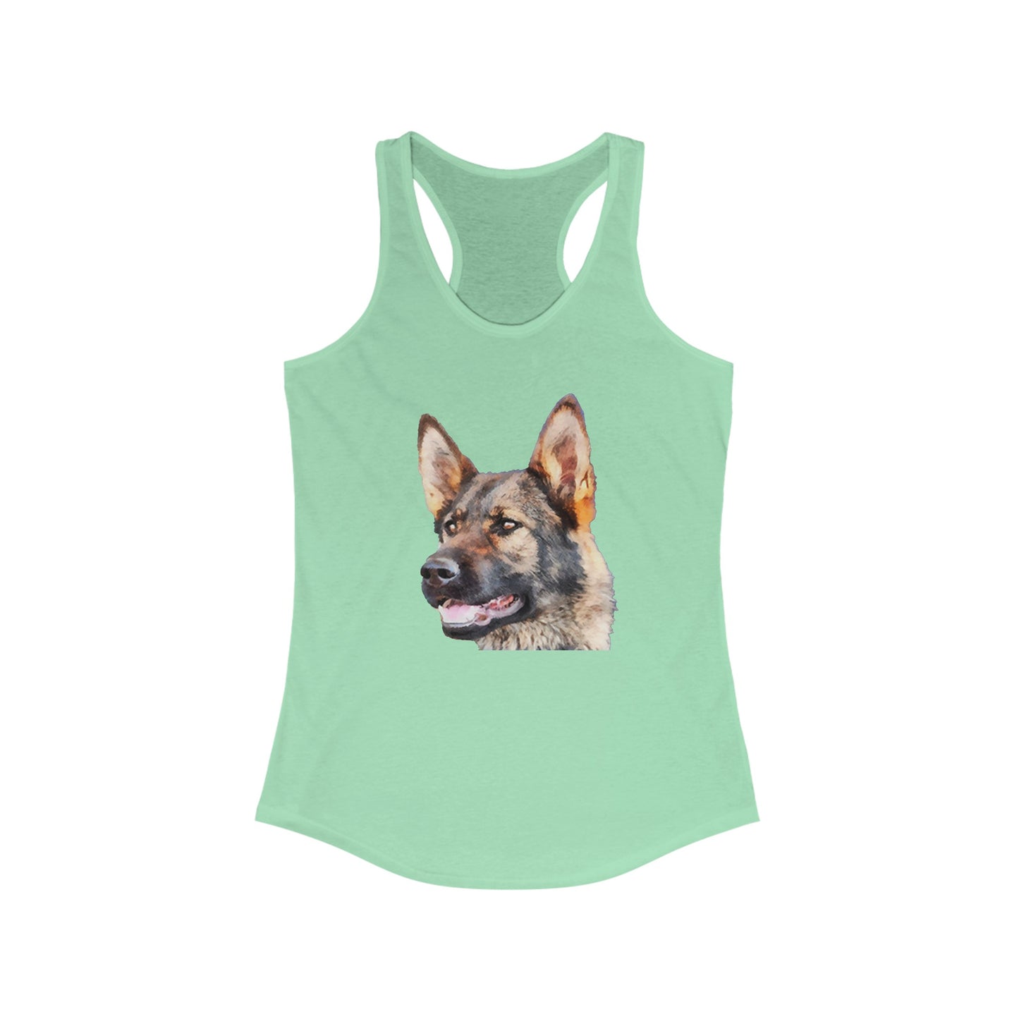 German Shepherd 'Hans' Women's Racerback Tank