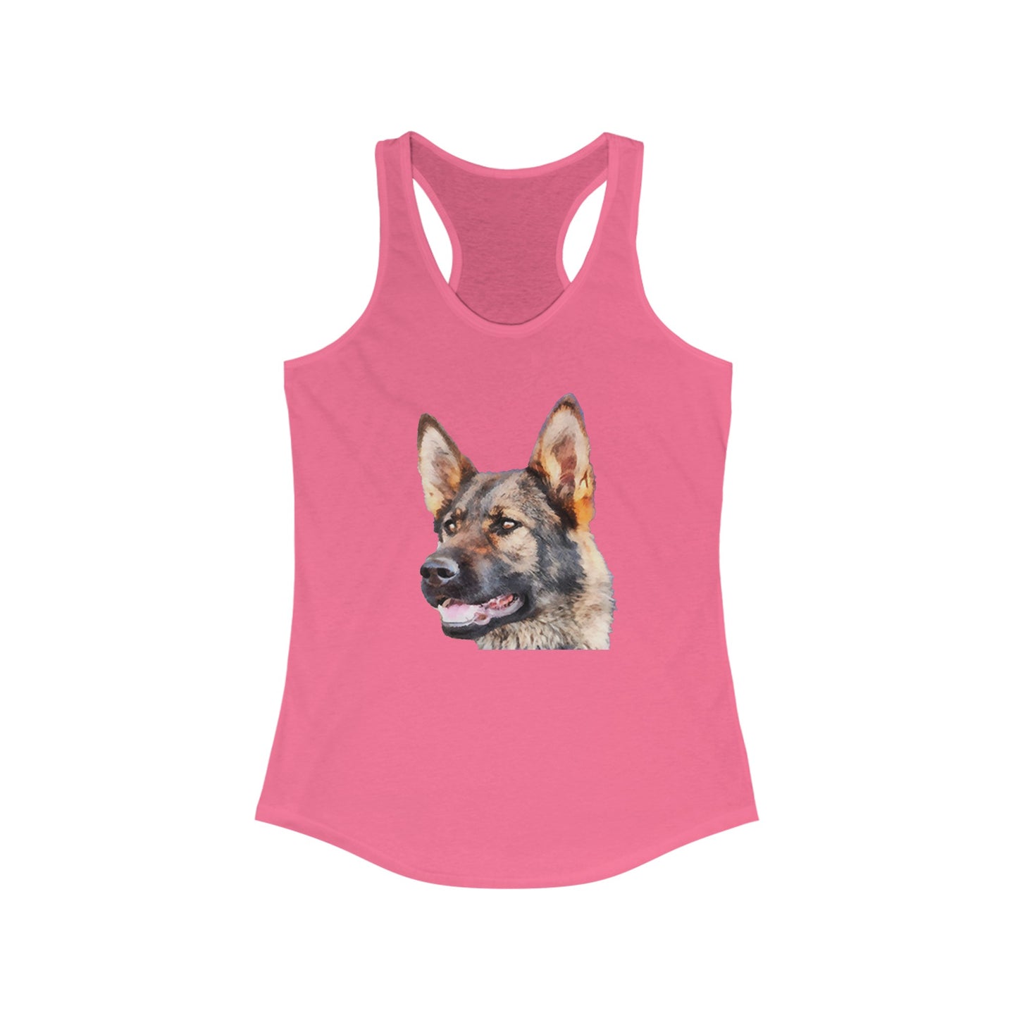 German Shepherd 'Hans' Women's Racerback Tank