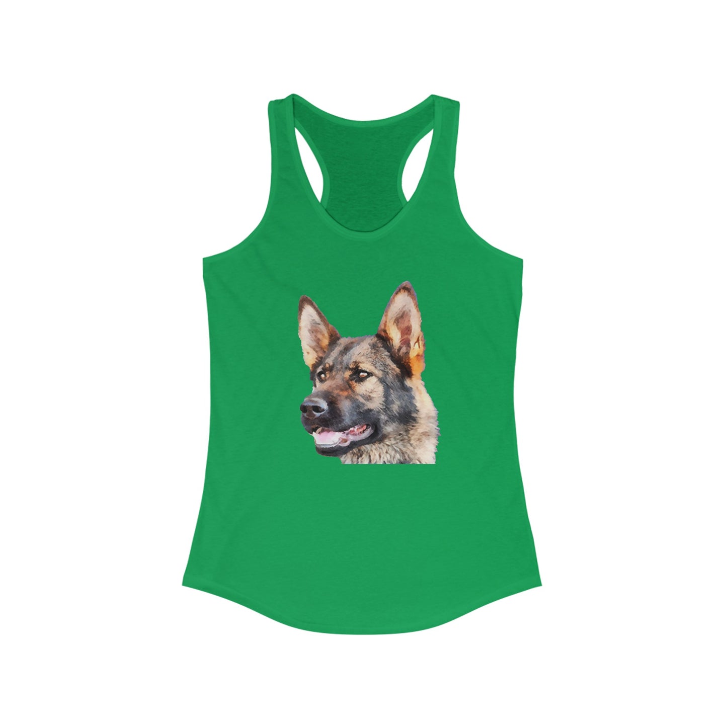 German Shepherd 'Hans' Women's Racerback Tank