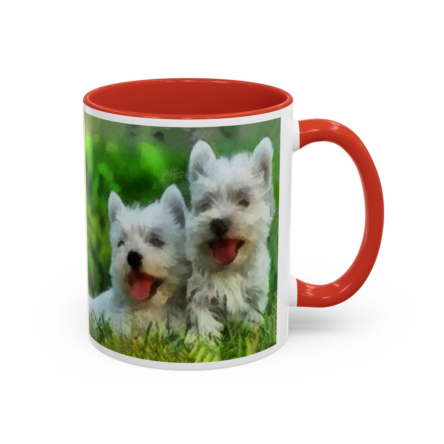 West Highland Terrier 'Westie' - Ceramic Accent Coffee Mug (11, 15oz)