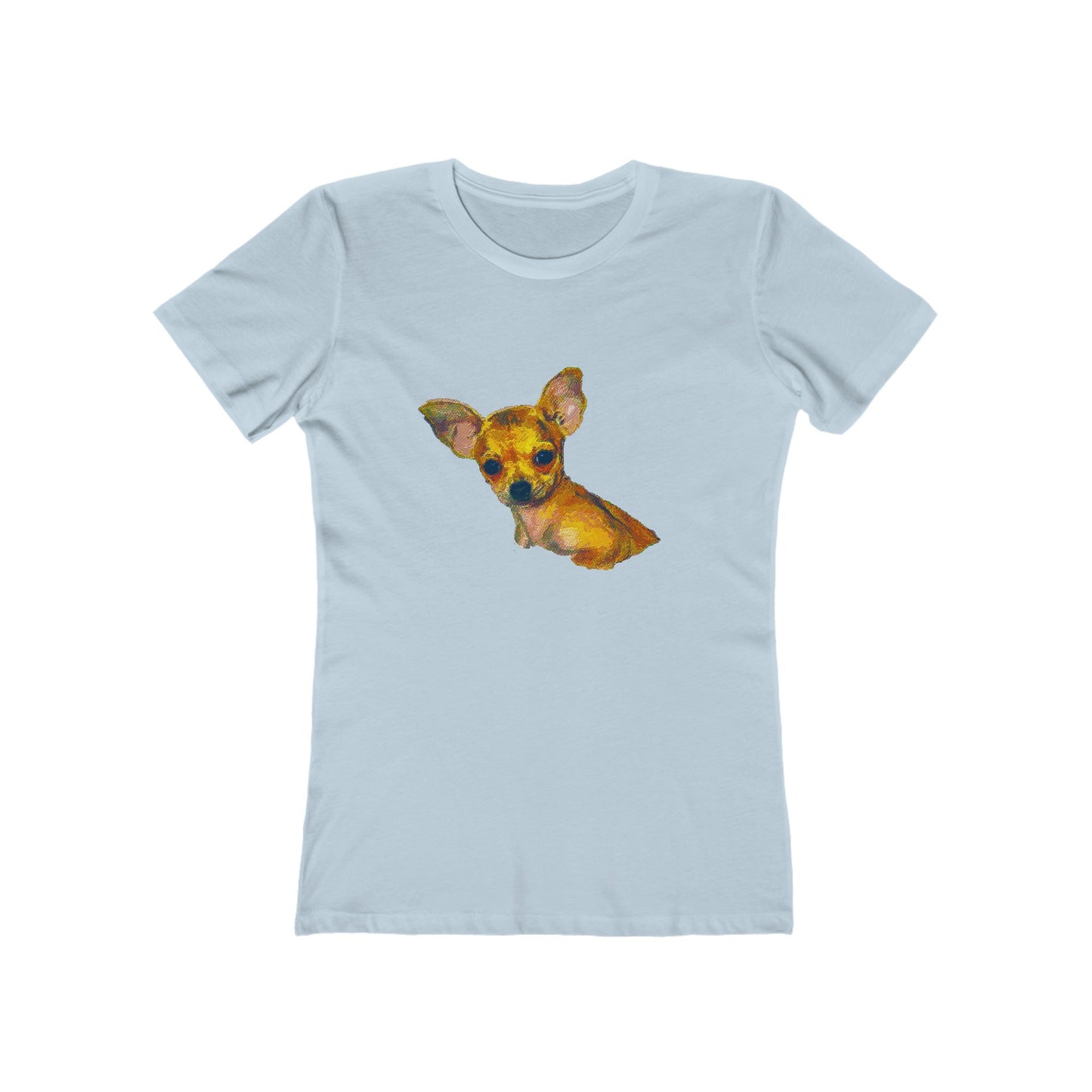 Chihuahua 'Belle' Women's Slim Fit Ringspun Cotton T-Shirt