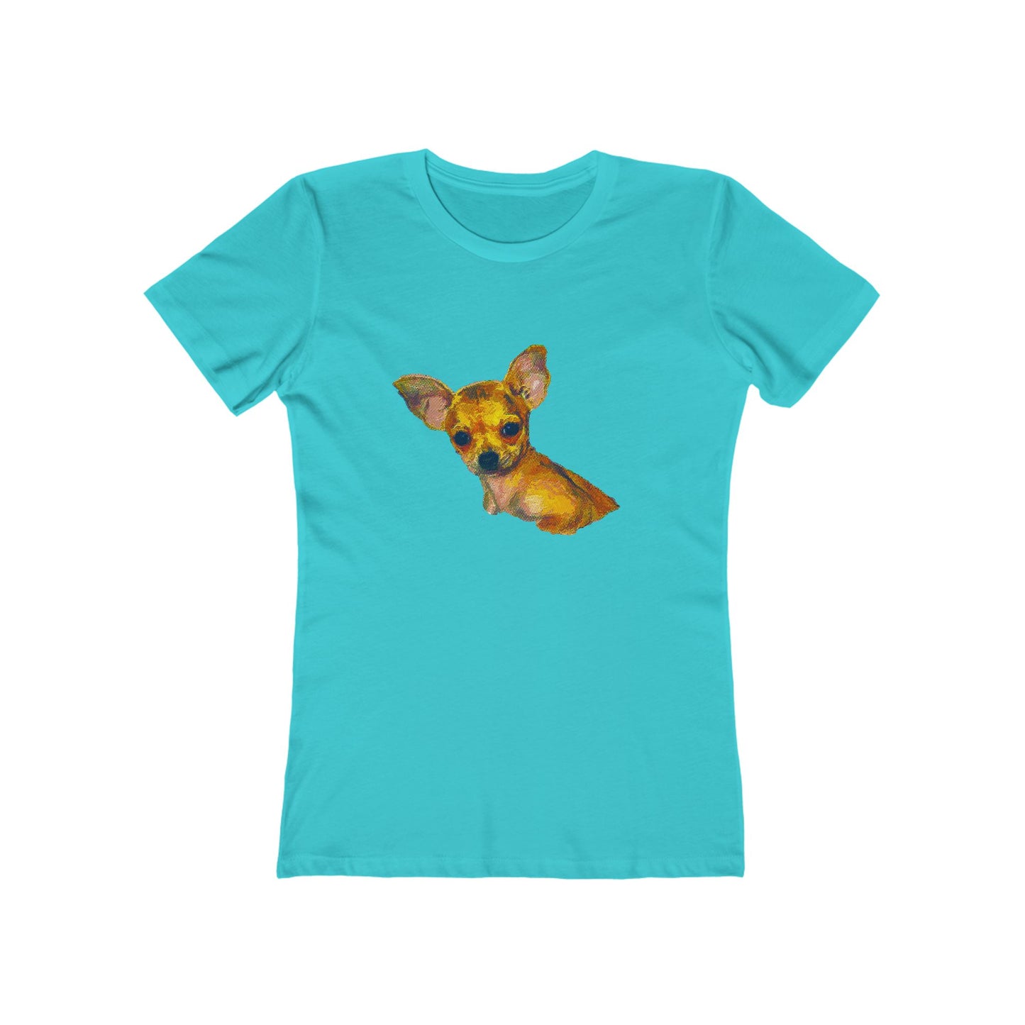 Chihuahua 'Belle' Women's Slim Fit Ringspun Cotton T-Shirt