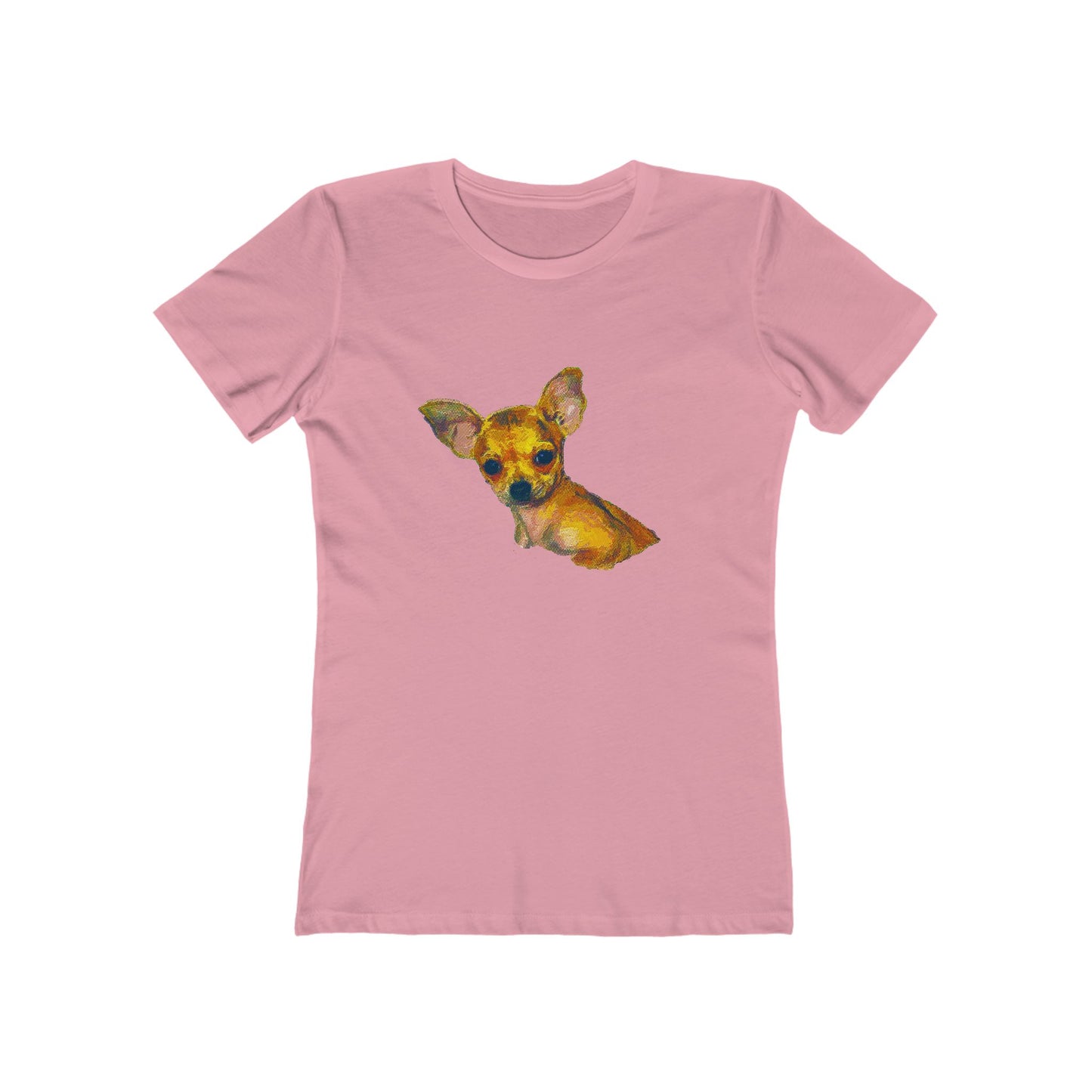 Chihuahua 'Belle' Women's Slim Fit Ringspun Cotton T-Shirt