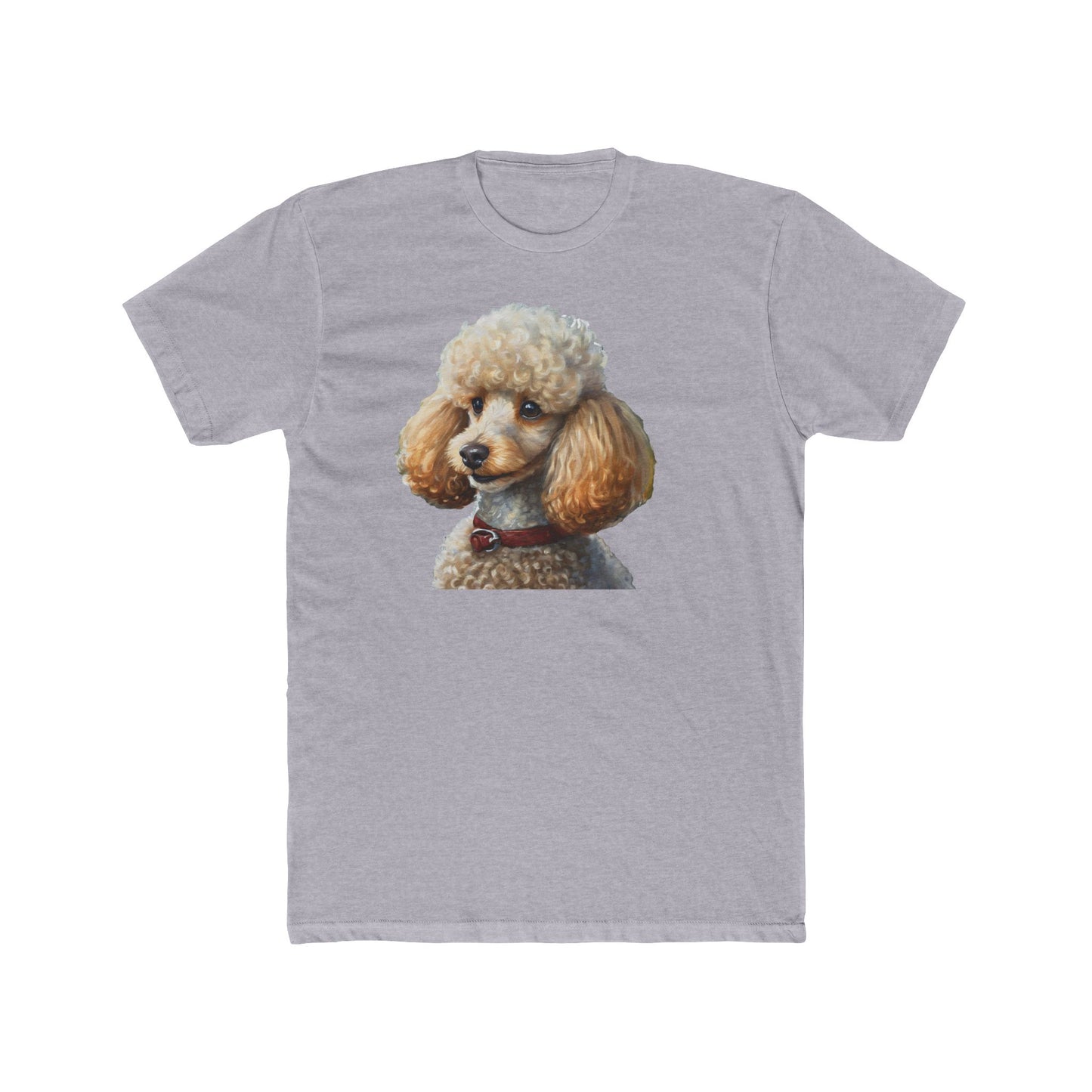 Standard Poodle. - Men's Fitted Cotton Crew Tee
