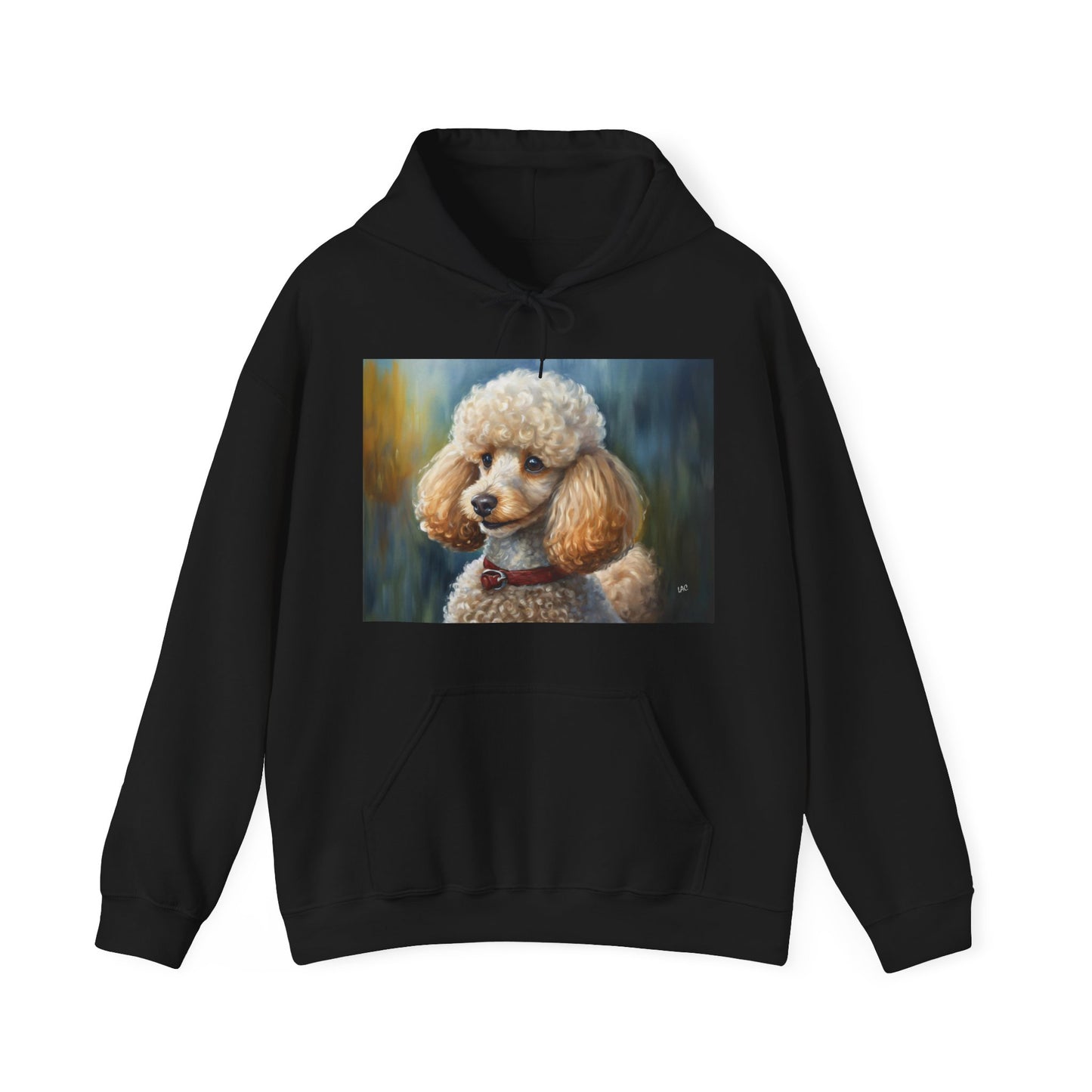Standard Poodle #2 - Classic 50/50 Hooded Sweatshirt