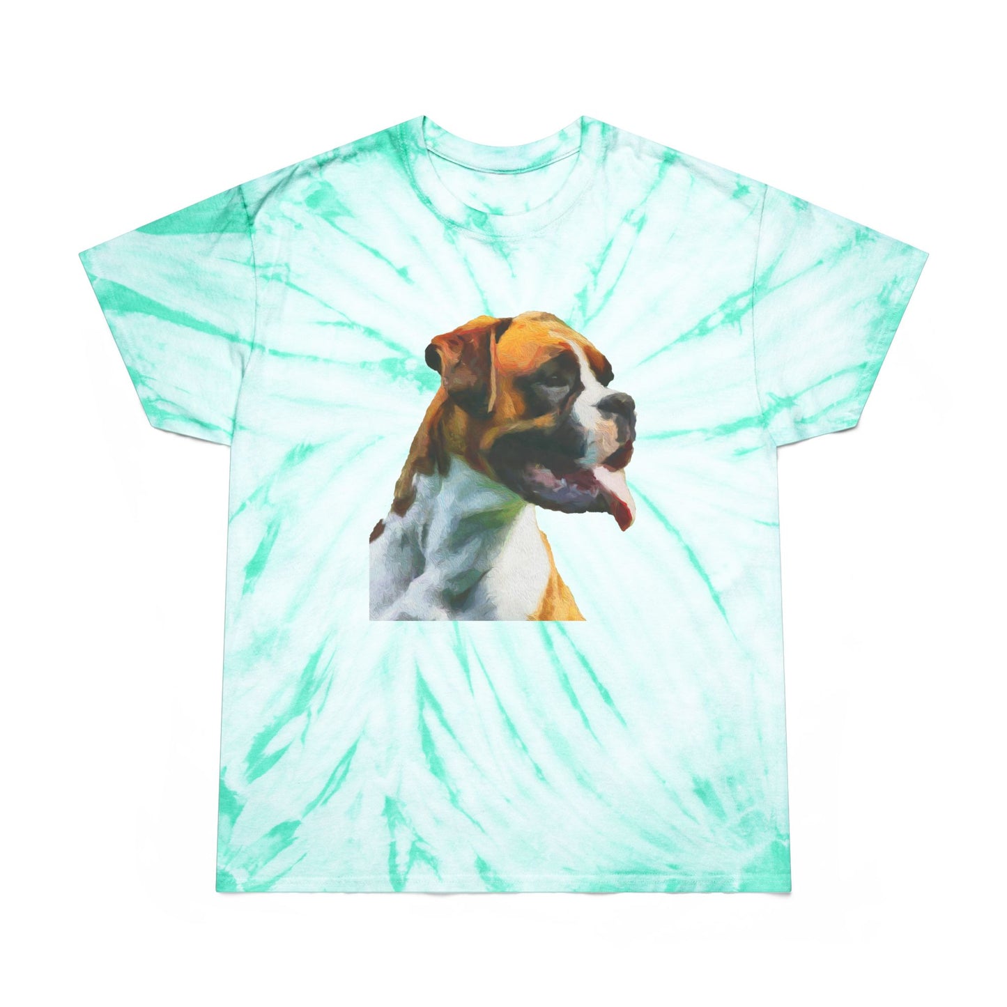 Boxer 'Cooper' Unisex Cotton Tie-Dye Tee - Cyclone Delight