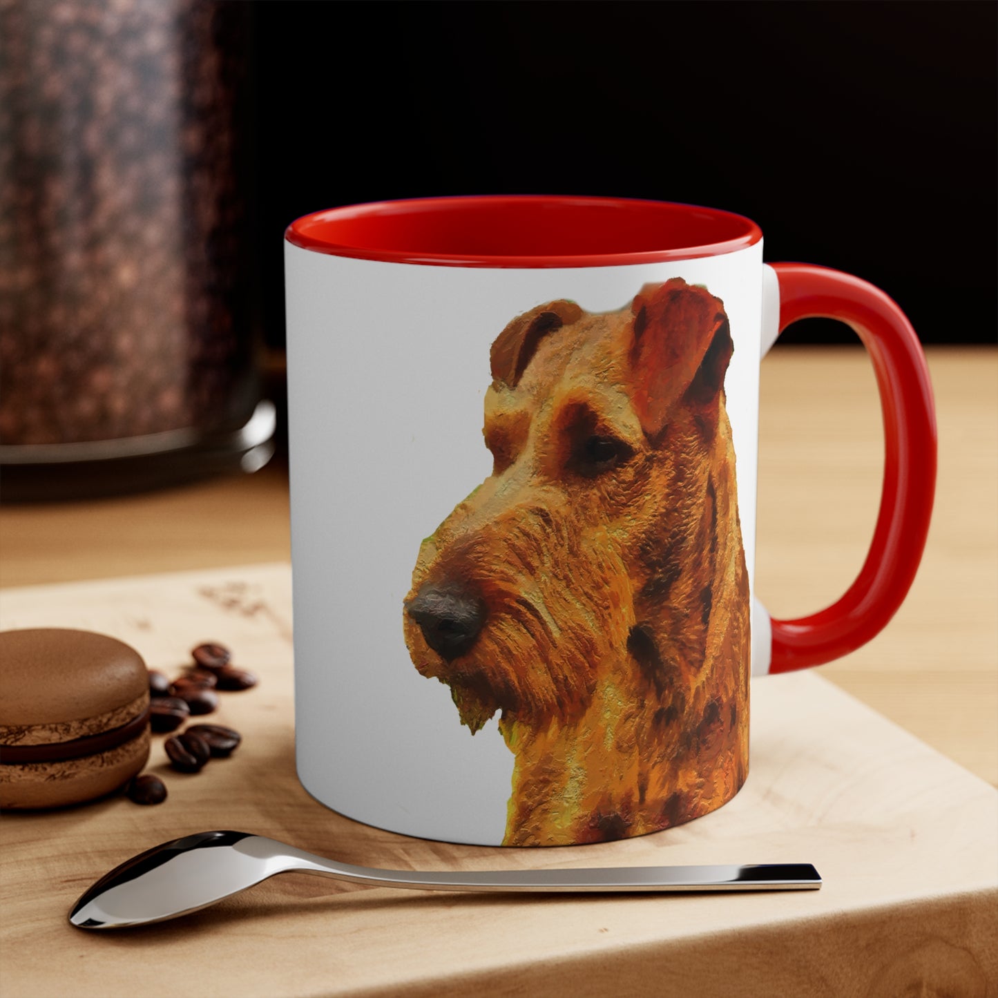 Irish Terrier 'Jocko' Accent Coffee Mug, 11oz